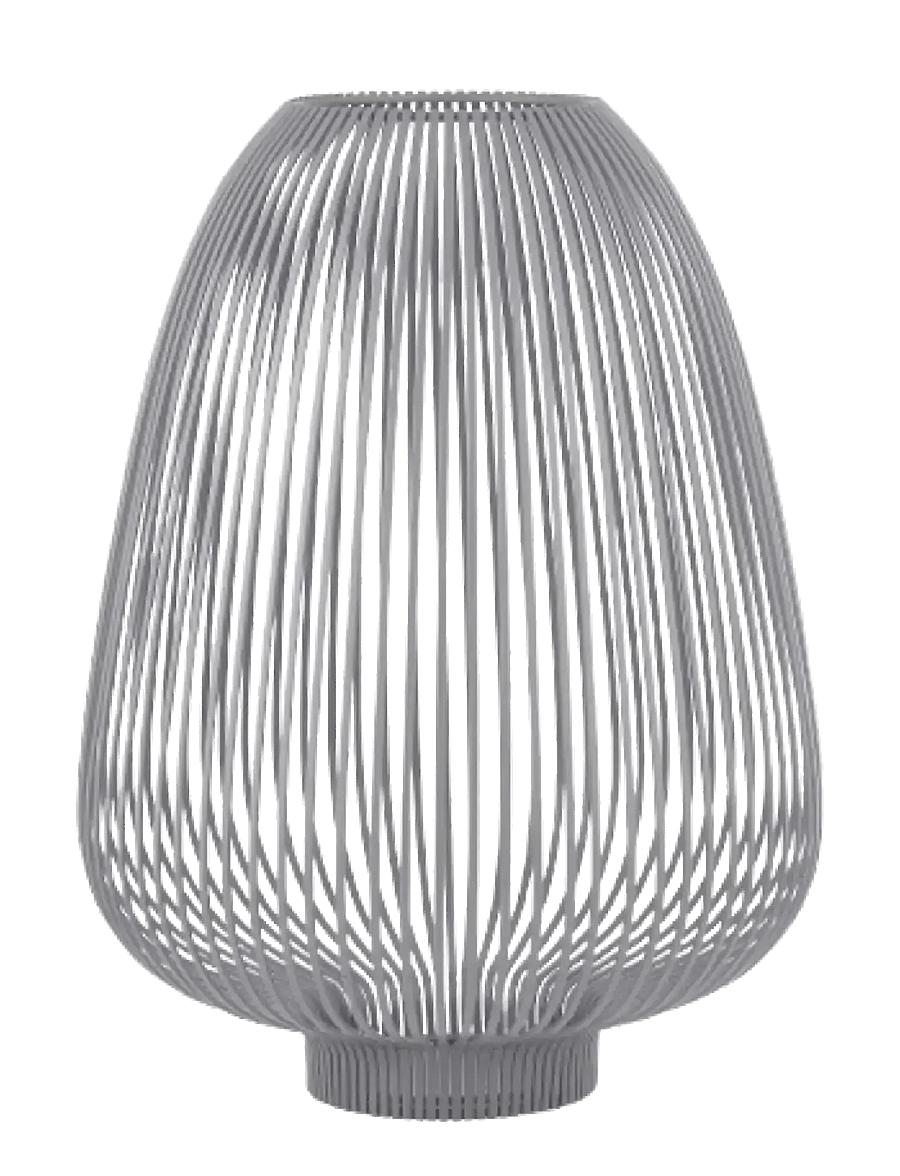 Blomus - Lantern L - Ø 34,5 x 48 cm - LYVA - Steel Grey - laternen - steel grey - 4