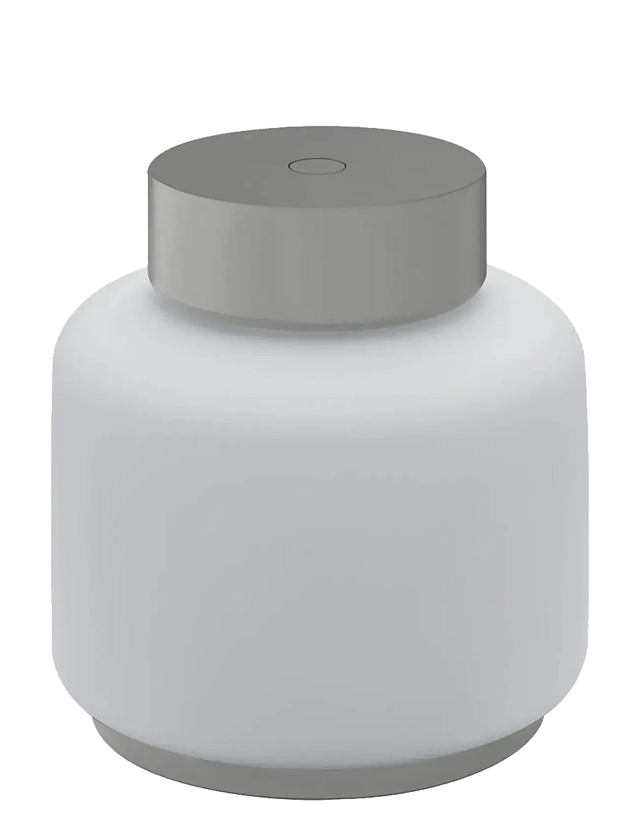 Blomus - Mobile LED Lamp - 13,5 cm, Ø 12,5 cm - FAWN - Granite Gray - mobile lampen - granite gray - 1