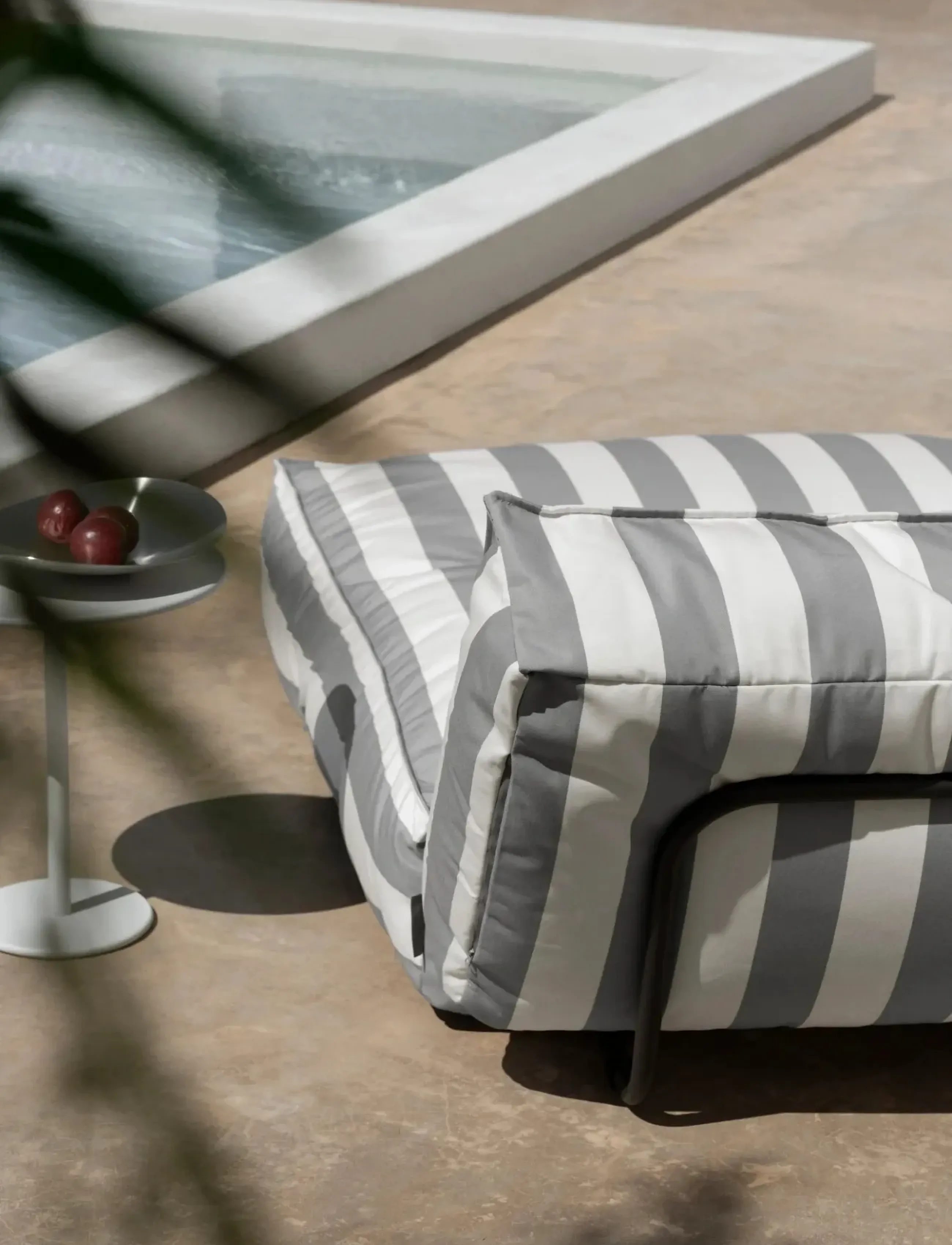 Blomus - Day Bed - 190 x 120 cm - STAY - Elephant Skin/Lily White - möbler - elephant skin/lily white - 3