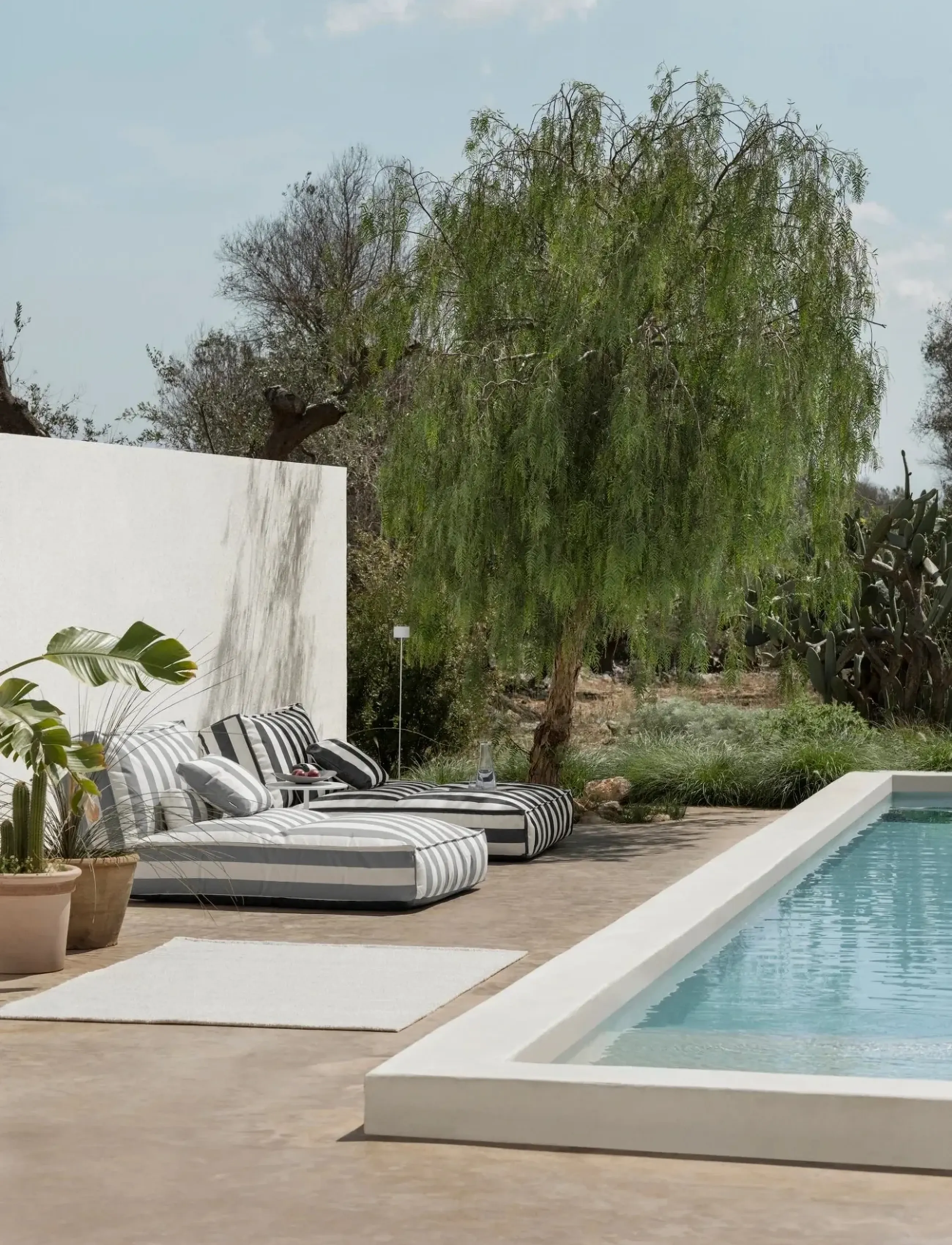 Blomus - Day Bed - 190 x 120 cm - STAY - Elephant Skin/Lily White - möbler - elephant skin/lily white - 4