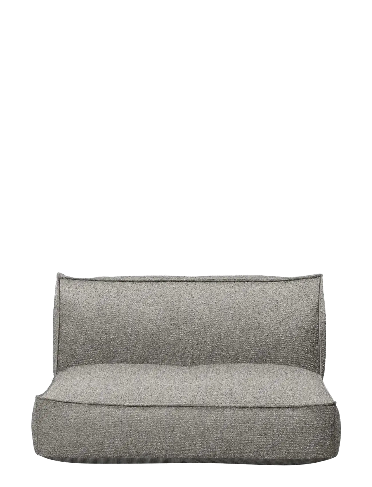 Blomus 2-Sitzer - 120 X 120 X 25 cm - Stay - Earth Bouclé, L 110 cm, Grey, Outdoor Environment > Outdoor Seating, Unisex
