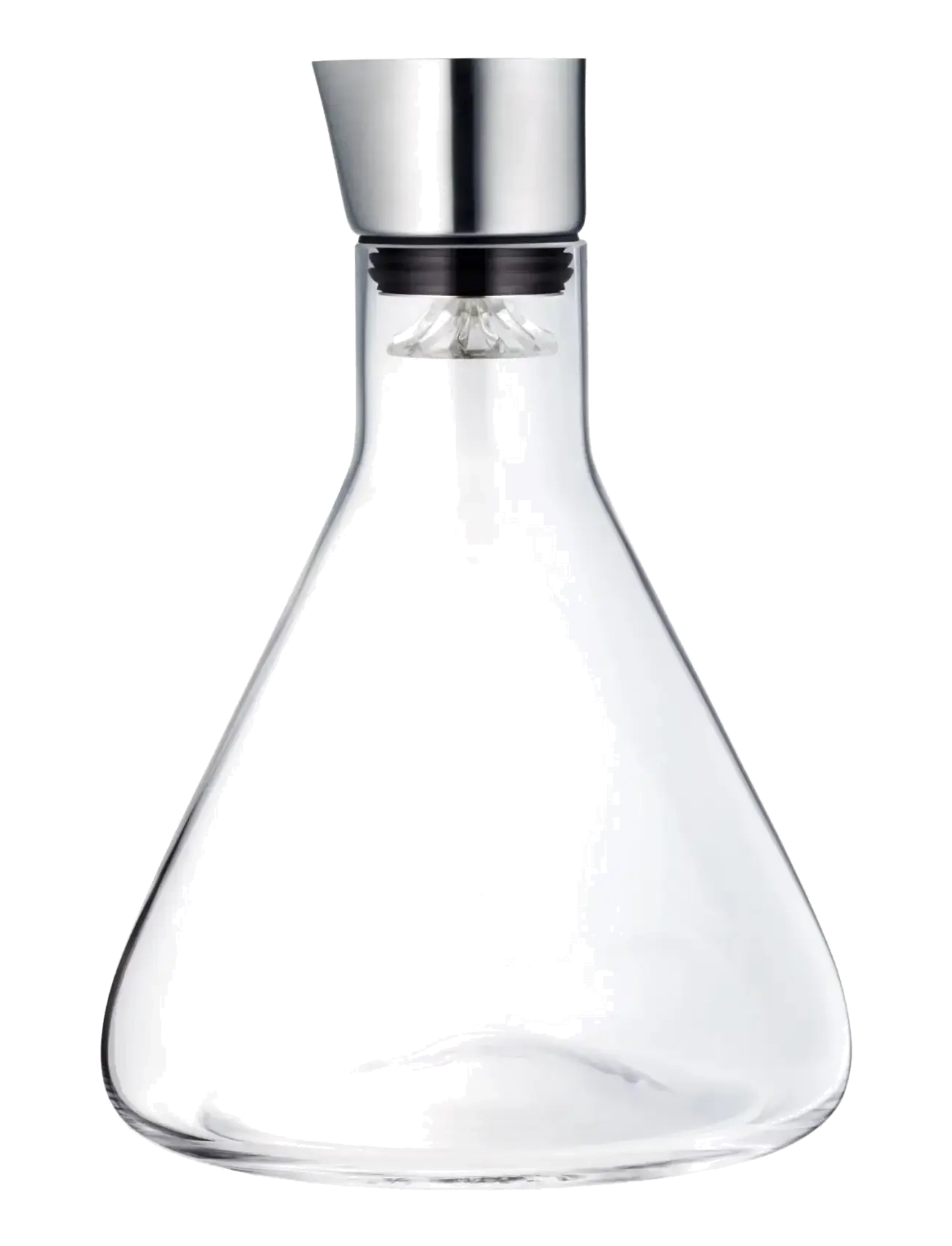 Blomus Decanter Carafe Ø 18 Cm Delta Clear Glass, L 18.1 cm, Jugs & Carafes, Nackt - Wine Carafes Decanters, Homeware