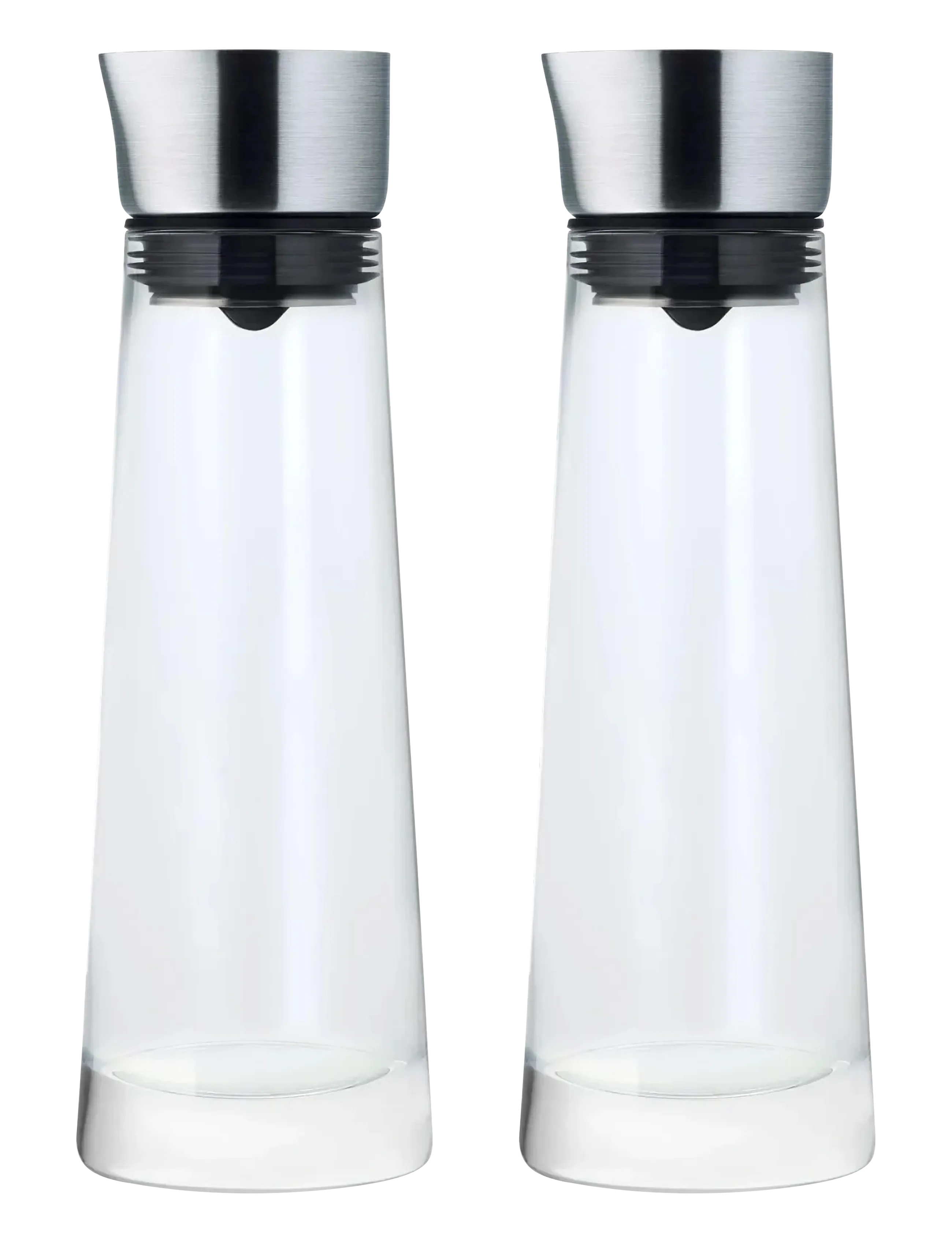 Blomus Oil & Vinegar Set - 0,18 L - Alinjo - Clear Glass, L 5.3 cm, Nude, Vinegar & Dressing Bottles, Vinegar & Dressing Bottles, Unisex