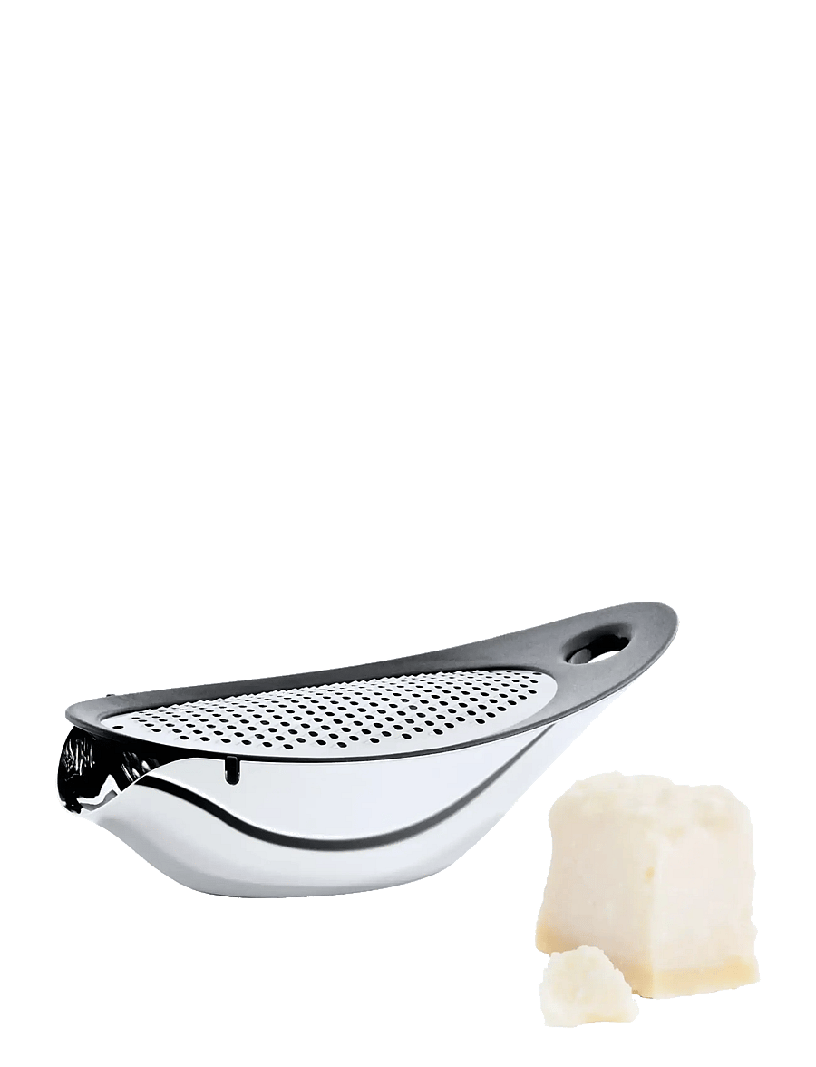Blomus - Cheese Grater with Bowl - 19,5 x 10 x 7 cm - NAVETTA - Stainless Steel - tsitrusepressid - stainless steel - 1