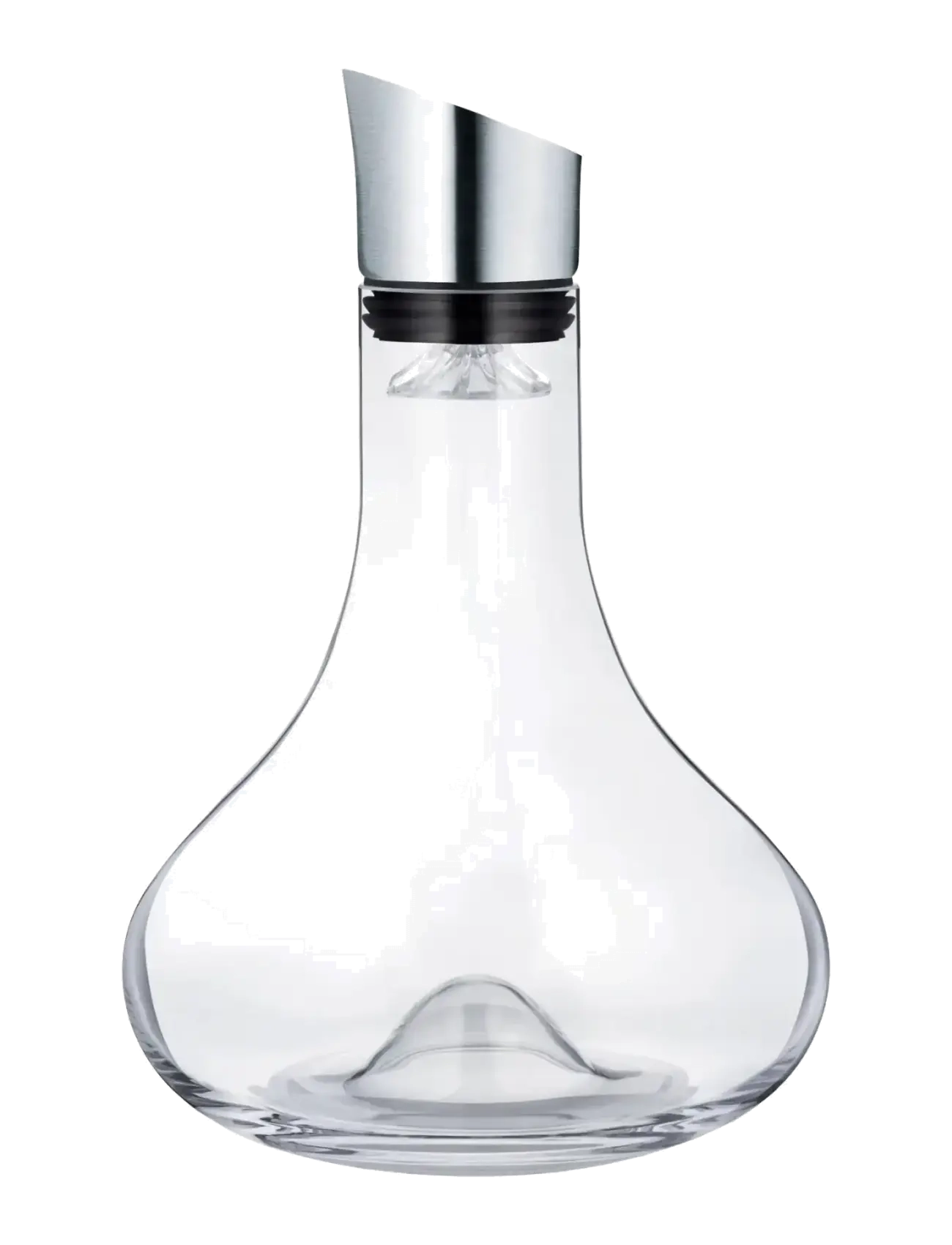 Blomus Decanter Carafe Ø 18 Cm Alpha Clear Glass, Vinkaraffel og -dekanter, Nude, Str: L 18CM