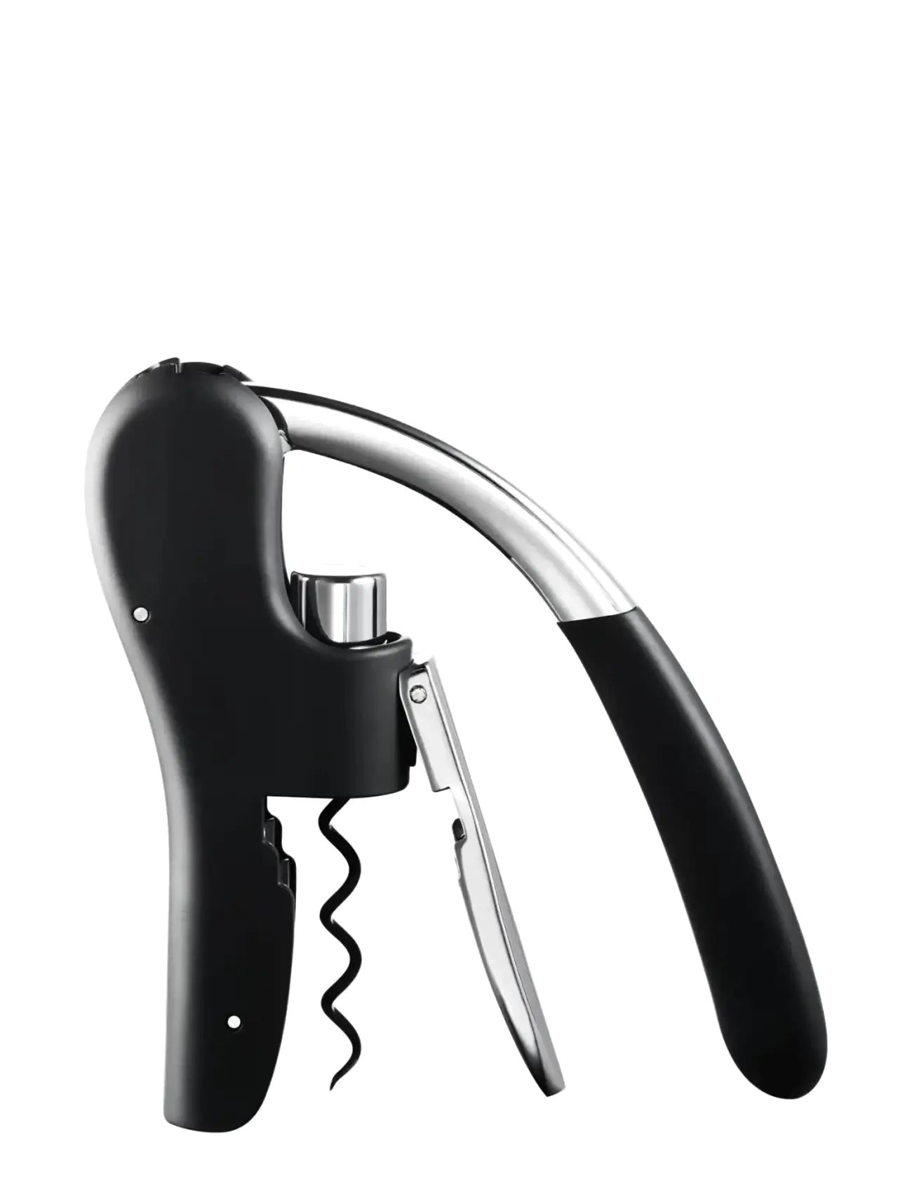 Blomus Automatic Corkscrew - 15 x 13 x 2,5 cm - LEVERMAN PRO - Black - Nýkomið - BLACK / black
