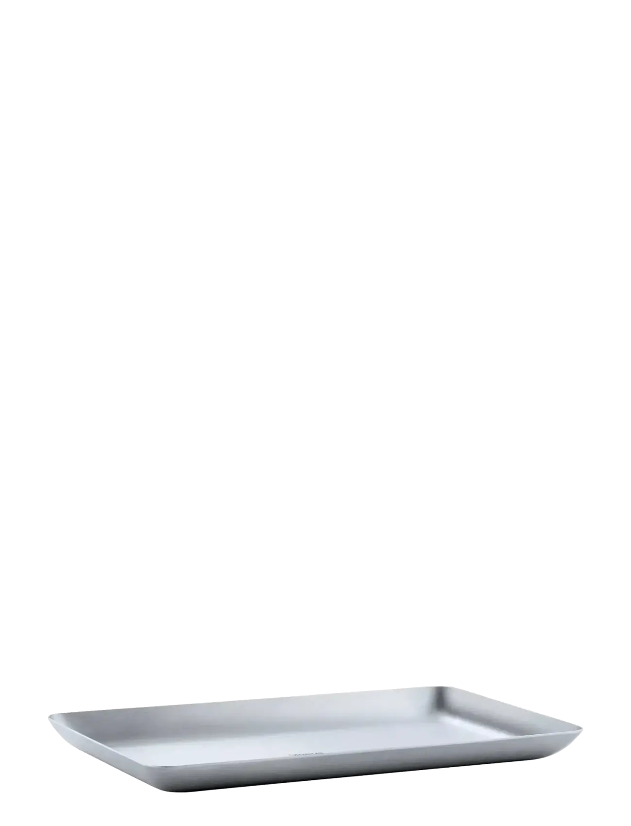 Blomus Tray 13 X 22 Cm Basic Stainless Steel, Bakke, Sølv, Str: L 22CM