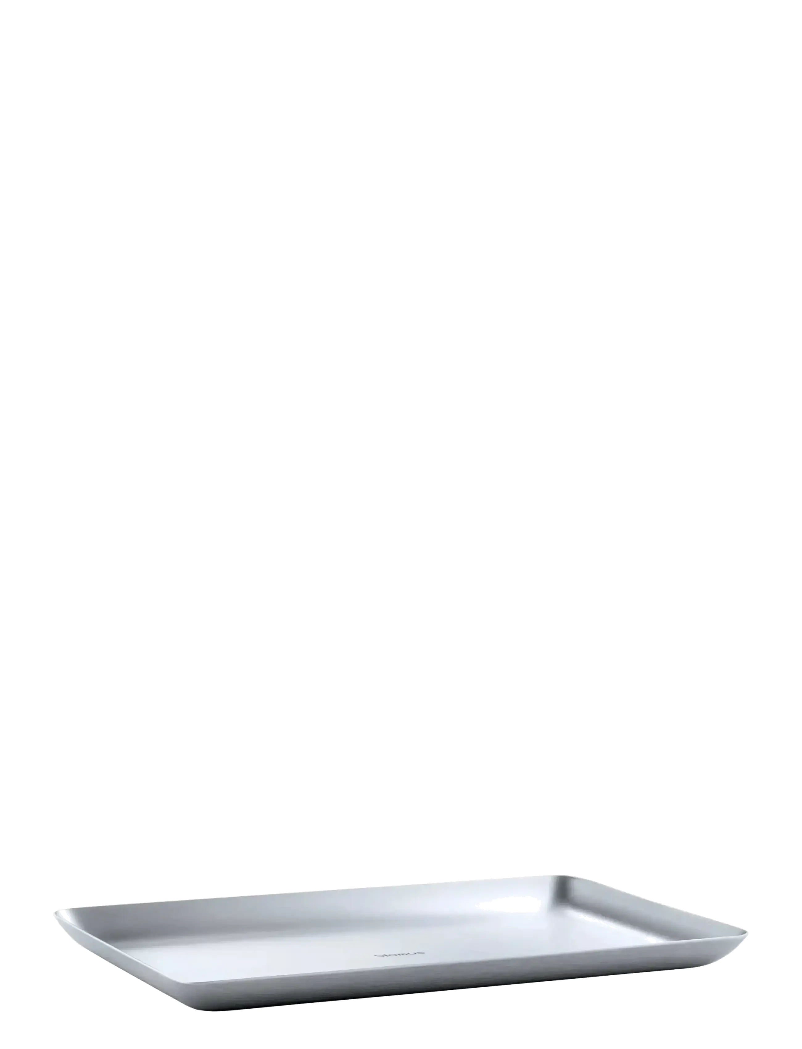 Blomus Tray 15 X 25 Cm Basic Stainless Steel, Bakke, Sølv, Str: L 25CM