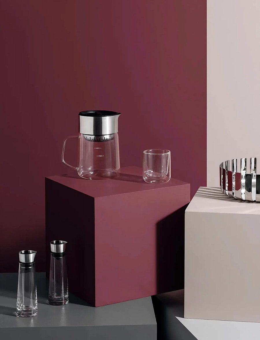 Blomus - Set of 2 Insulated Latte Macchiato Glasses - 0,32 L - NERO - Clear Glass - trinkgläser - clear glass - 3