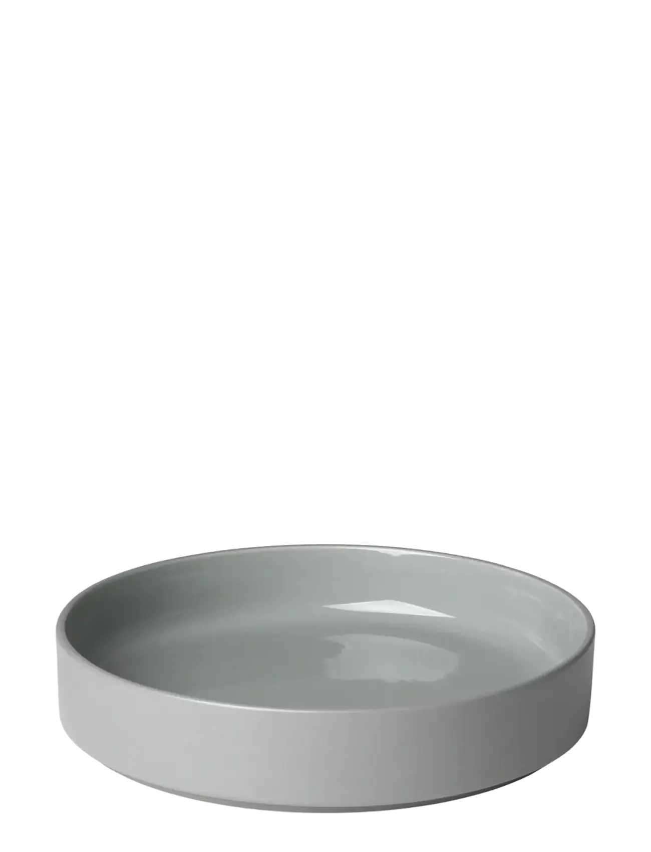 Blomus Deep Plate Ø 20 Cm Pilar Mirage Gray, Deep Plade, Grå, Str: Ø 21CM