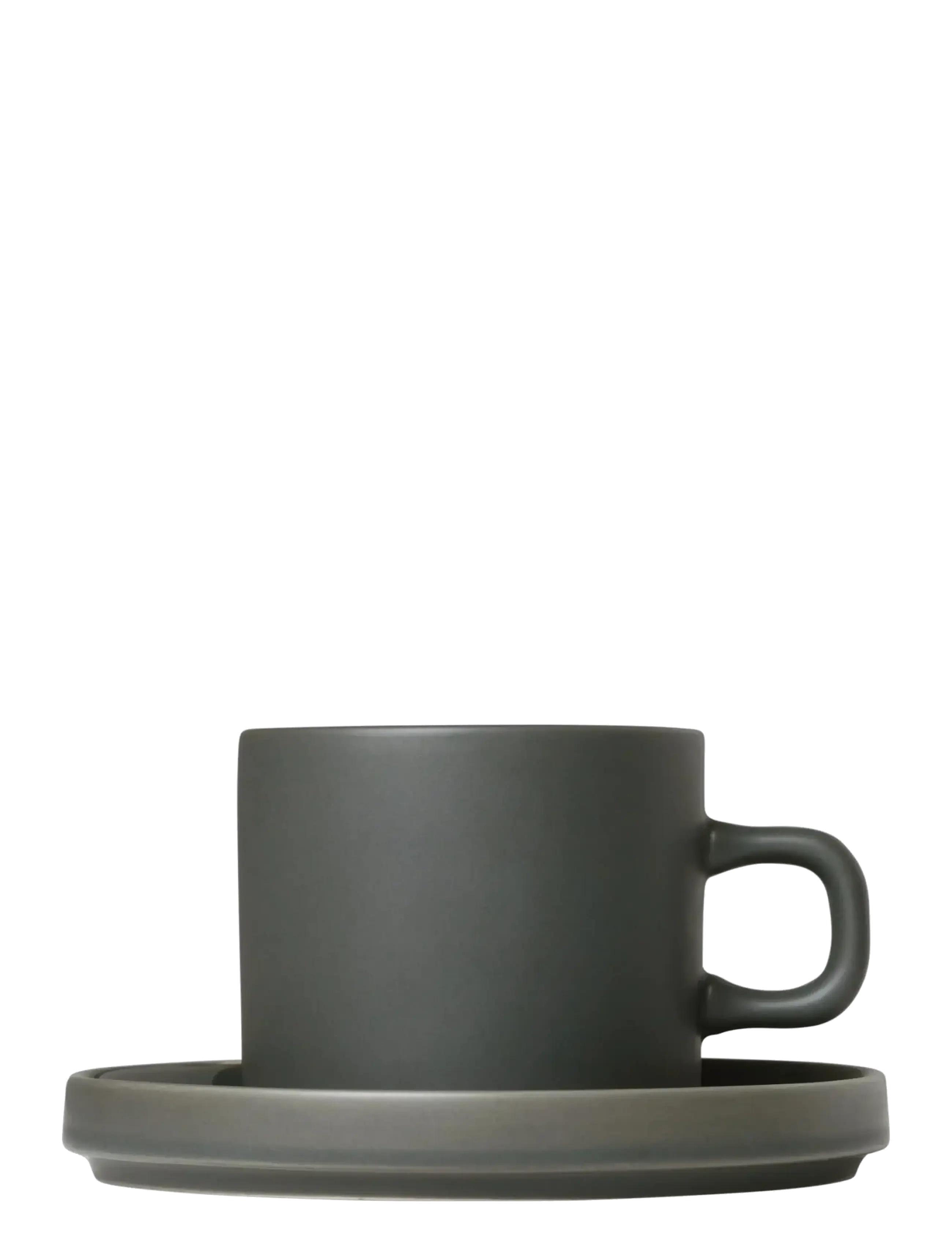 Blomus Set Of 2 Coffee Cups 0,2 L, Ø 8 Cm Pilar Agave Green, Coffee Kop, Grøn, Str: Ø 14.3CM