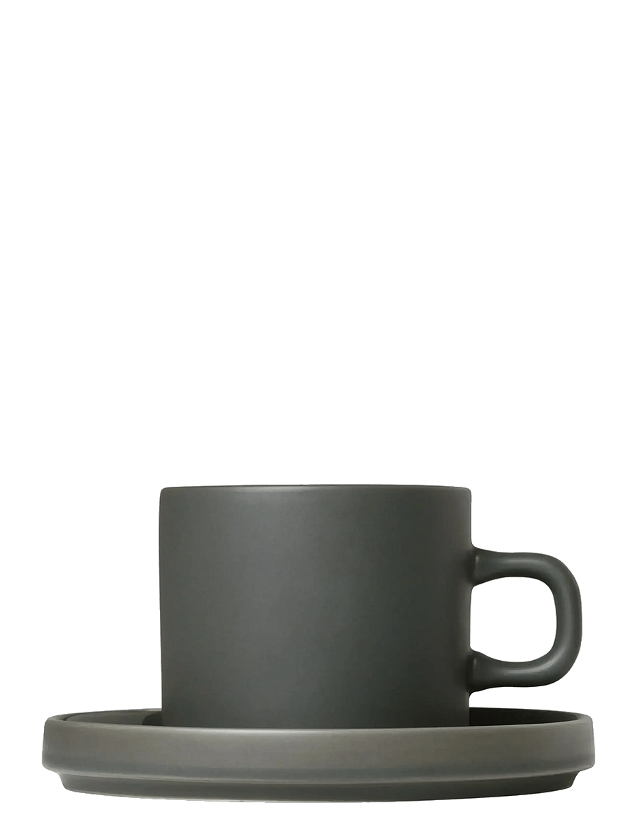 Blomus - Set of 2 Coffee Cups - 0,2 L, Ø 8 cm - PILAR - Agave Green - kaffetassen - agave green - 1