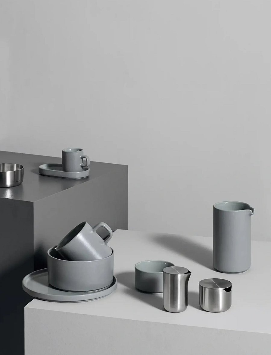 Blomus - Set of 2 Tea Cups - PILAR - teetassen - mirage gray - 3