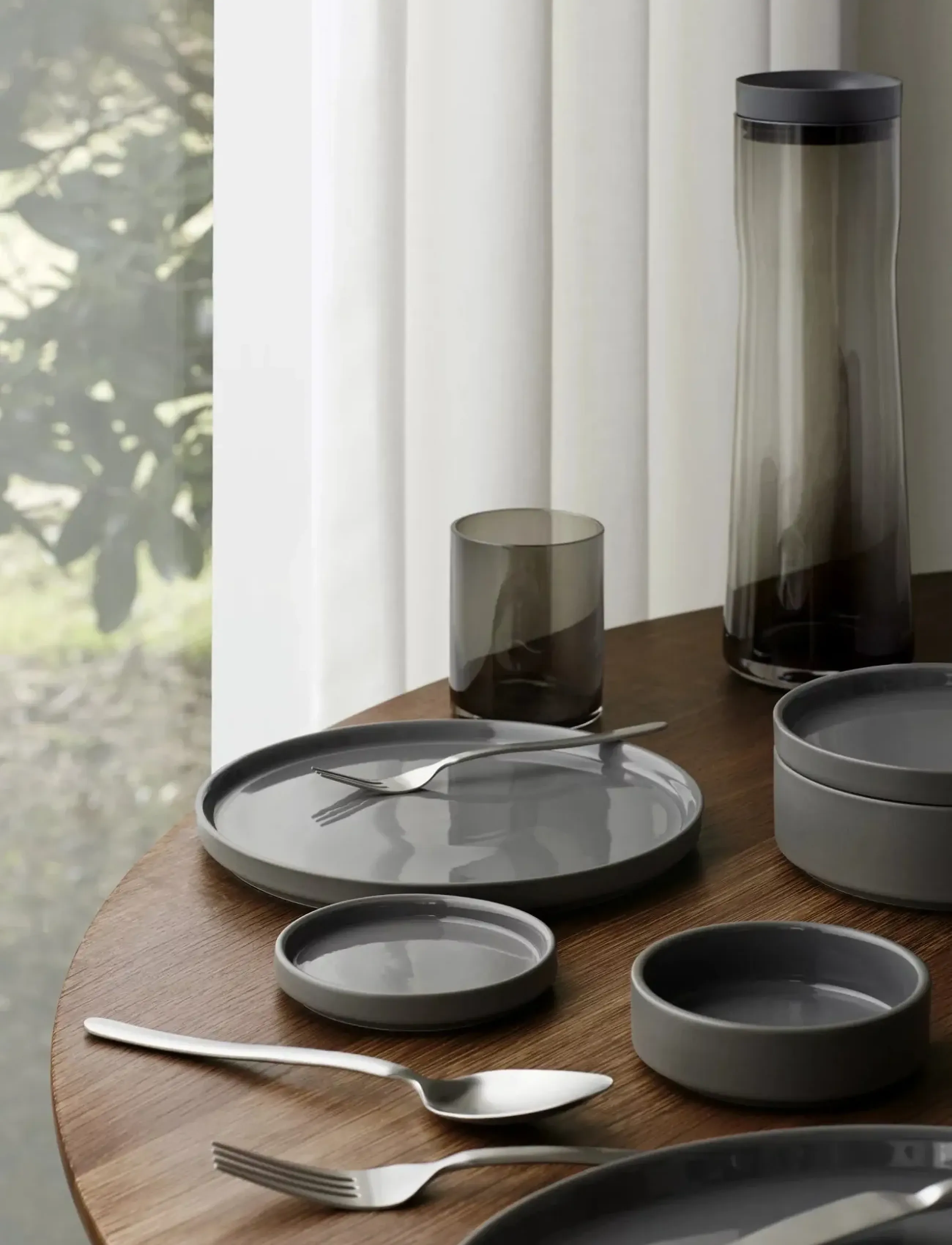Blomus Set 2 Tumblers 0,2 L, Ø 7,5 Cm Mera Smoke, L 7.5 cm, Glass, Nackt - Drinking Homeware