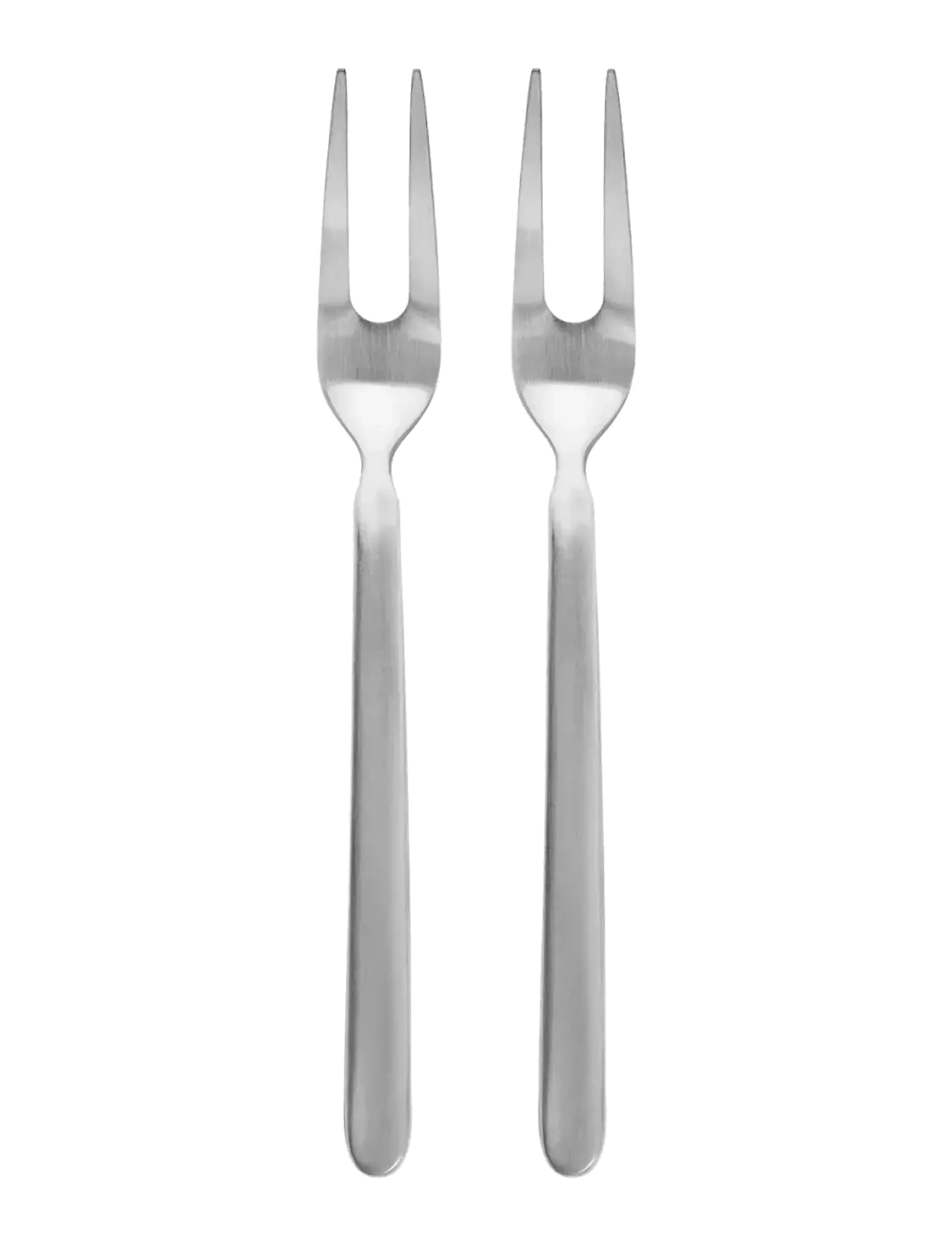 Blomus Set of 2 Serving Forks - 20 x 2,5 cm - STELLA - Stainless Steel - Salatbesteck - STAINLESS STEEL / grey