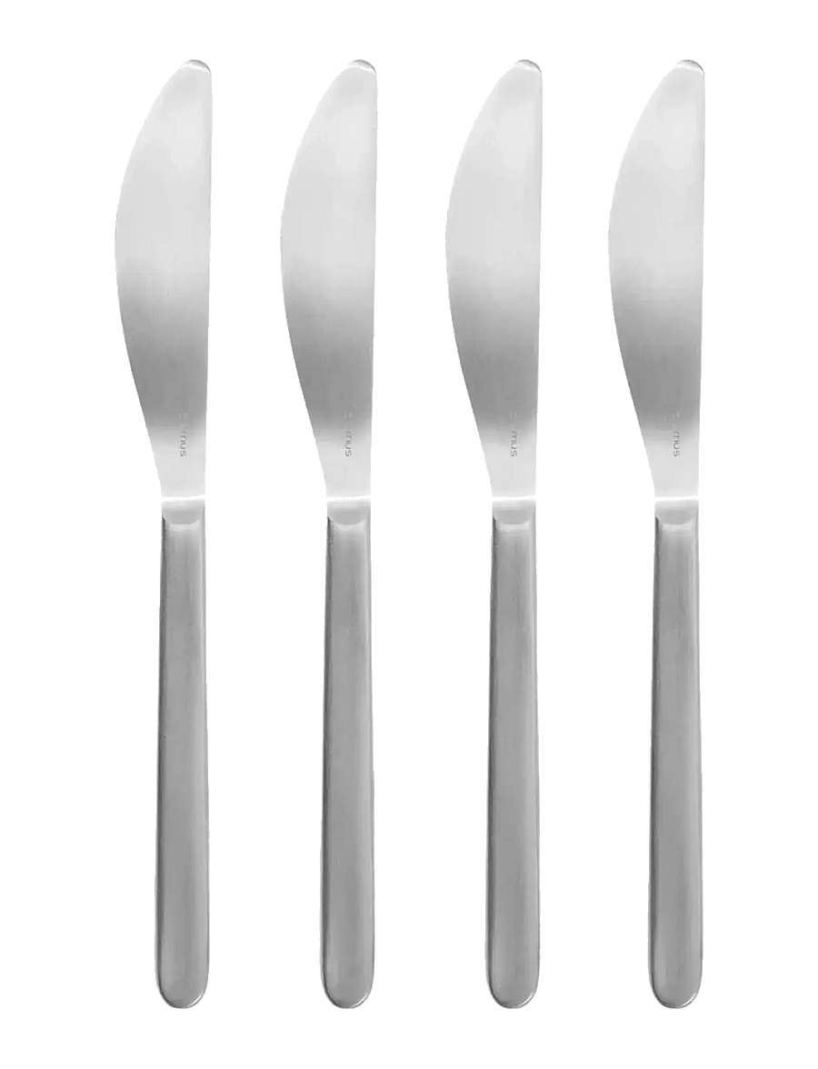 Blomus - Set of 4 Butter Knives - 18,5 x 2 cm - STELLA - Stainless Steel - stainless steel - 1
