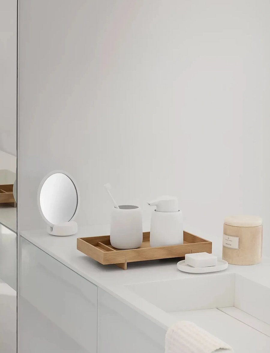 Blomus - Tray L - 50 x 30 cm - ABENTO - Oak - kandikud - oak - 0