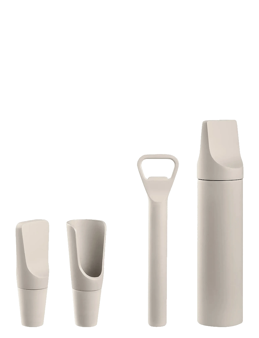 Blomus - Set of 4 Wine Accessories - 2,5 x 15 x 20 cm - ILO - Moonbeam - andere küchenutensilien - moonbeam - 1