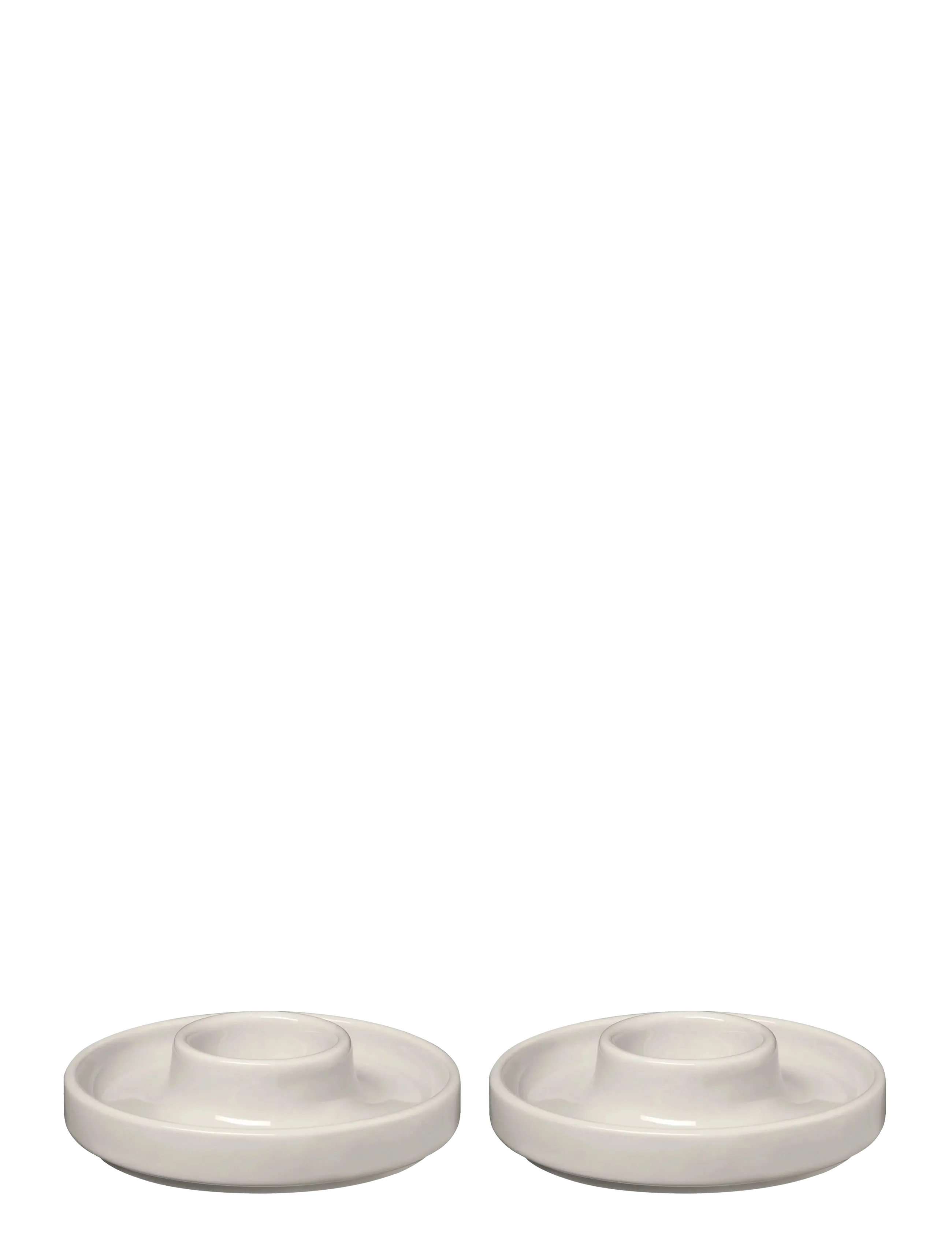 Blomus Set Of 2 Egg Cups - 2,5 cm, Ø 10,5 cm - Pilar - Moonbeam, Ø 10.4 cm, Cream, Skåle > Æggebægre, Unisex