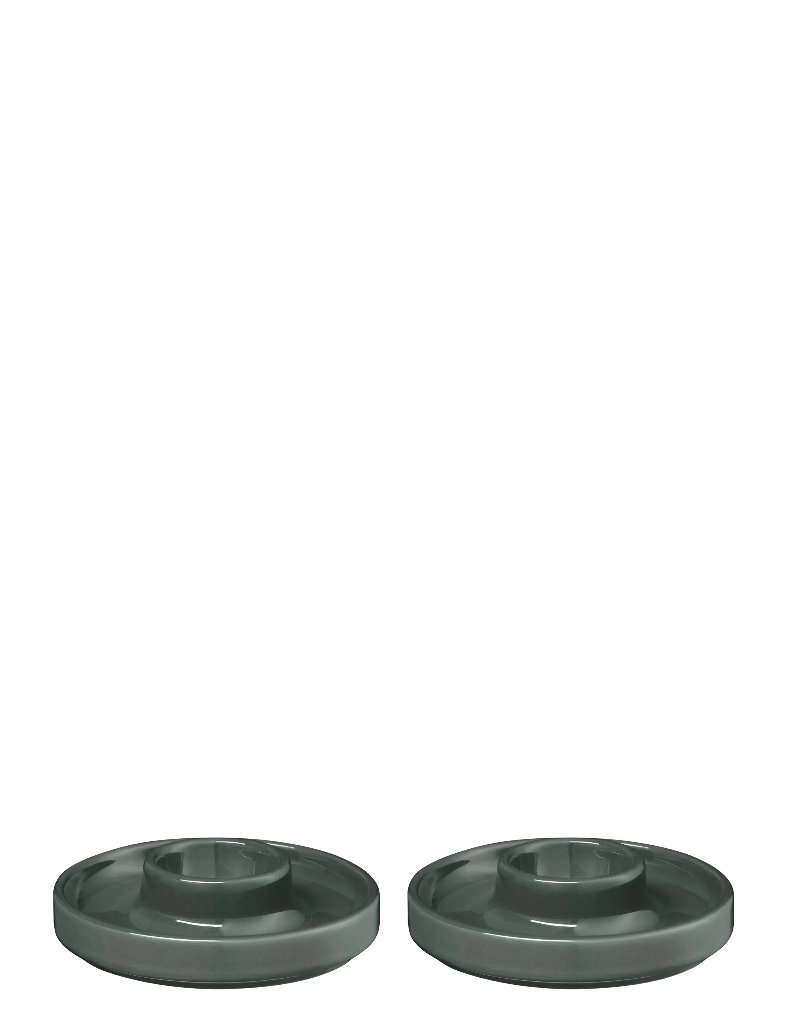 Blomus Set Of 2 Egg Cups - 2,5 cm, Ø 10,5 cm - Pilar - Agave Green, Ø 10.4 cm, Green, Skåle > Æggebægre, Unisex
