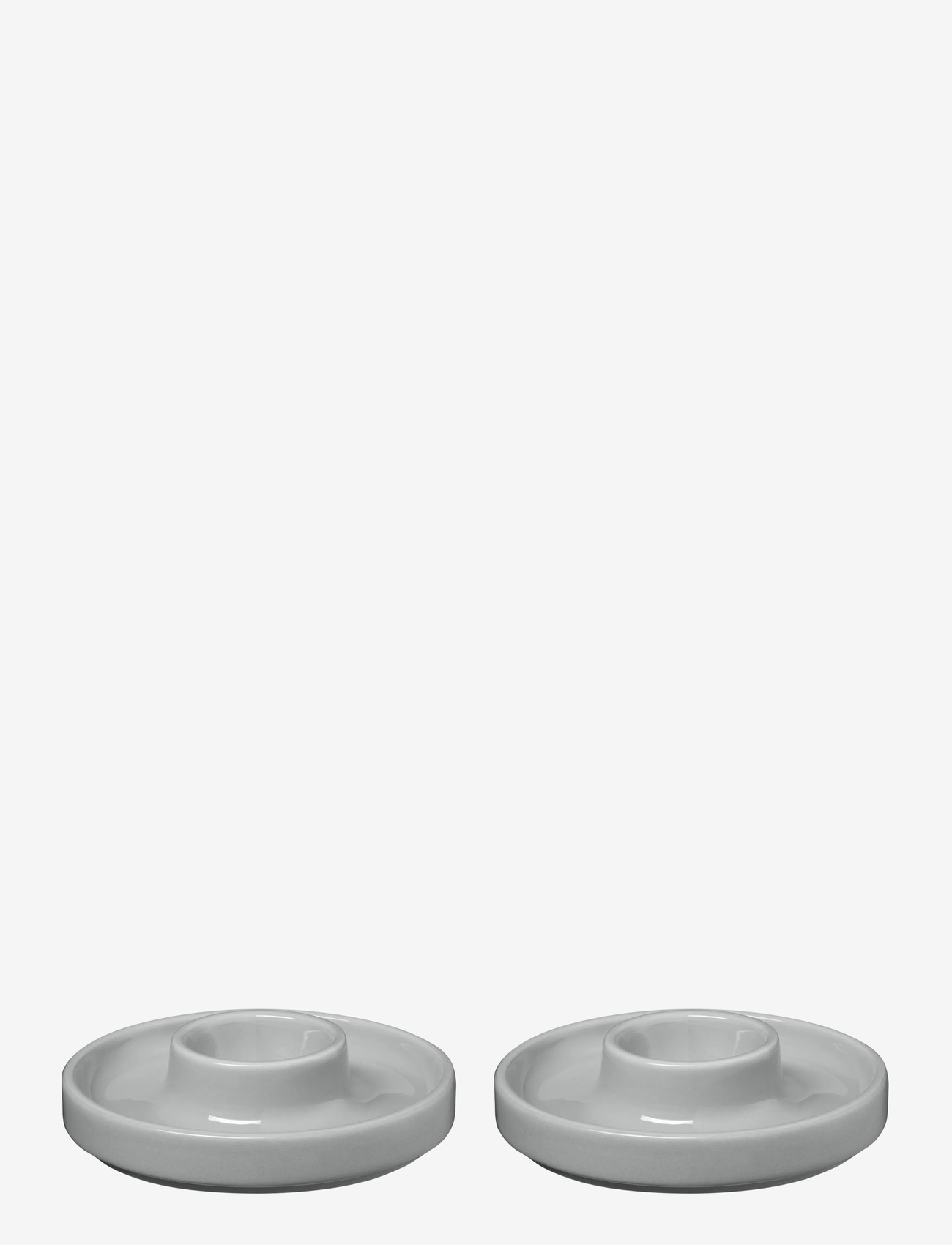 Blomus Set of 2 Egg Cups - 2,5 cm, Ø 10,5 cm - PILAR - Mirage Gray - Egg cups - MIRAGE GRAY / grey