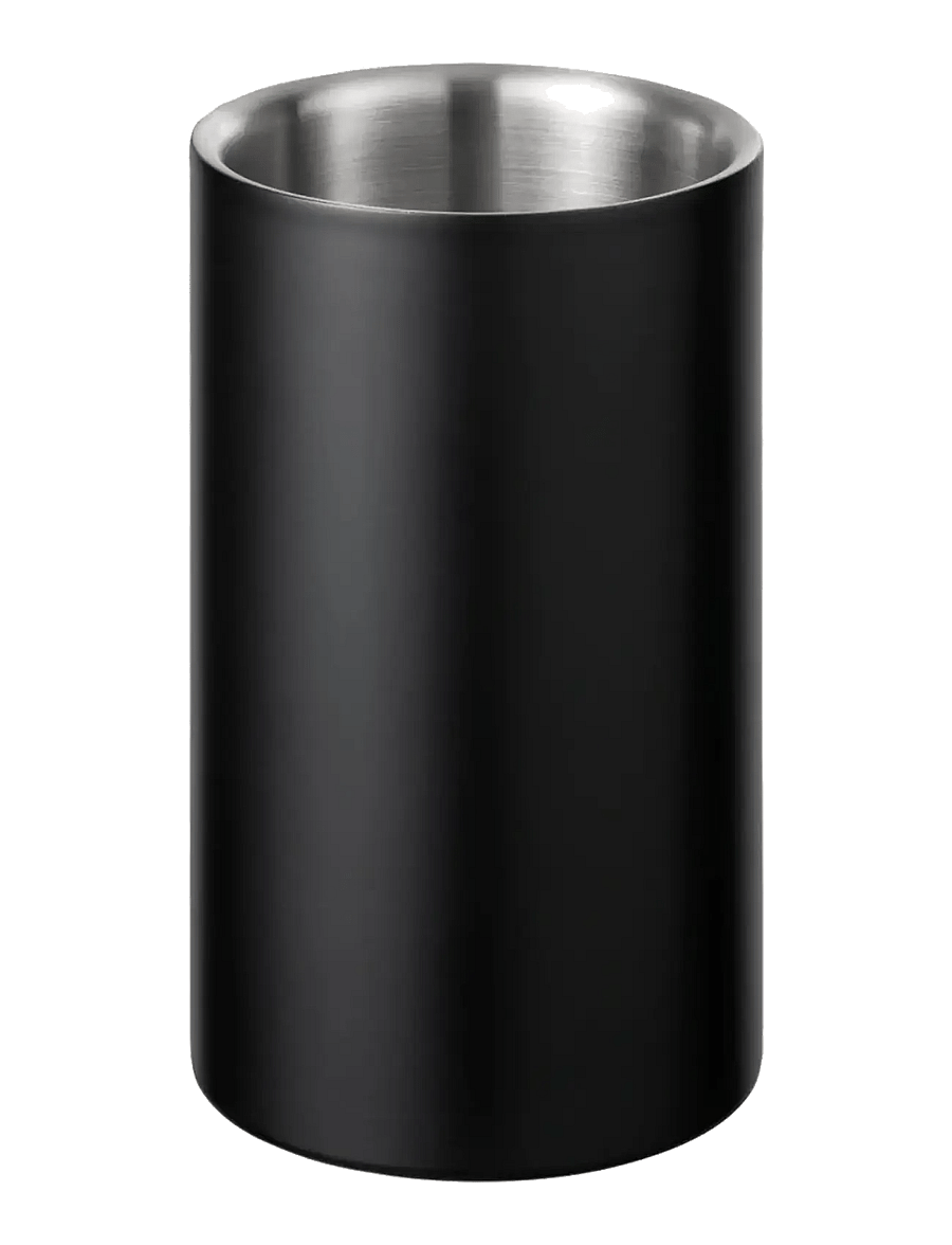 Blomus - Bottle Cooler - 19,5 cm, Ø 12 cm - EASY - Black - flaschenkühler - black - 1