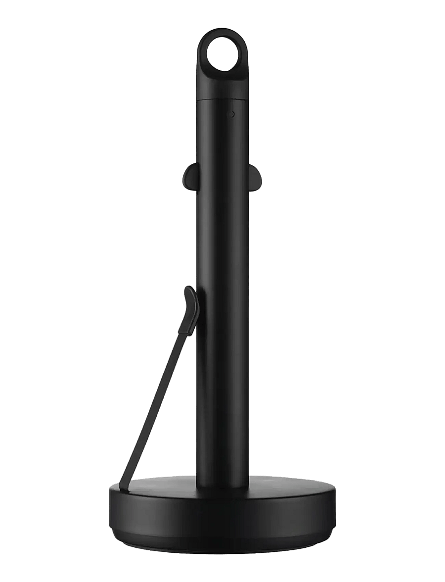 Blomus - Kitchen Towel Holder - 34 cm, Ø 15 cm - LOOP - Black - küchenrollenhalter - black - 0