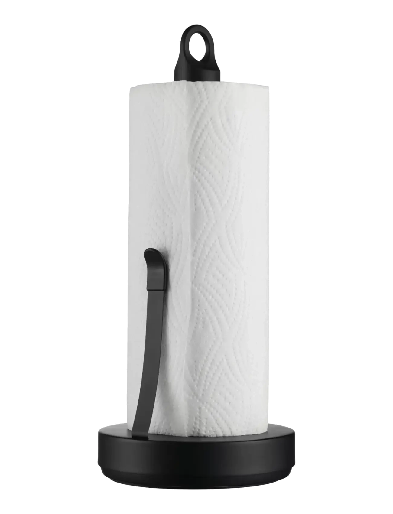 Blomus - Kitchen Towel Holder - 34 cm, Ø 15 cm - LOOP - Black - hushållspappershållare - black - 1