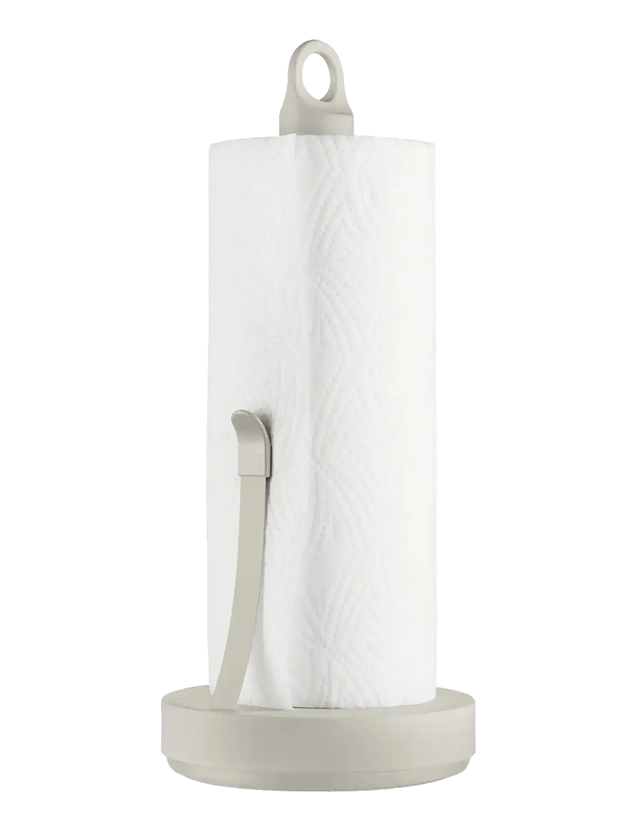 Blomus - Kitchen Towel Holder - 34 cm, Ø 15 cm - LOOP - Moonbeam - küchenrollenhalter - moonbeam - 0