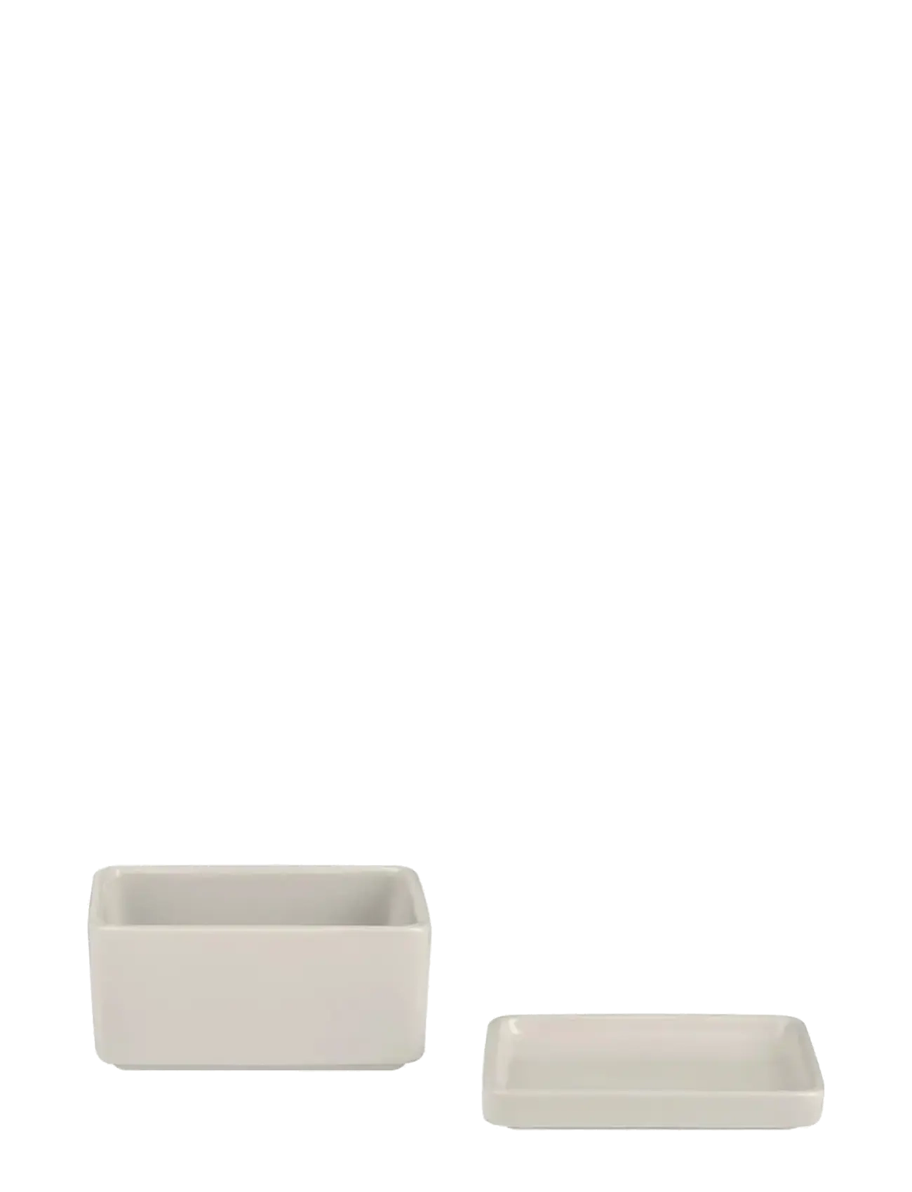 Blomus - Butter Dish - 12 x 9 cm - PILAR - Moonbeam - smörbyttor - moonbeam - 2
