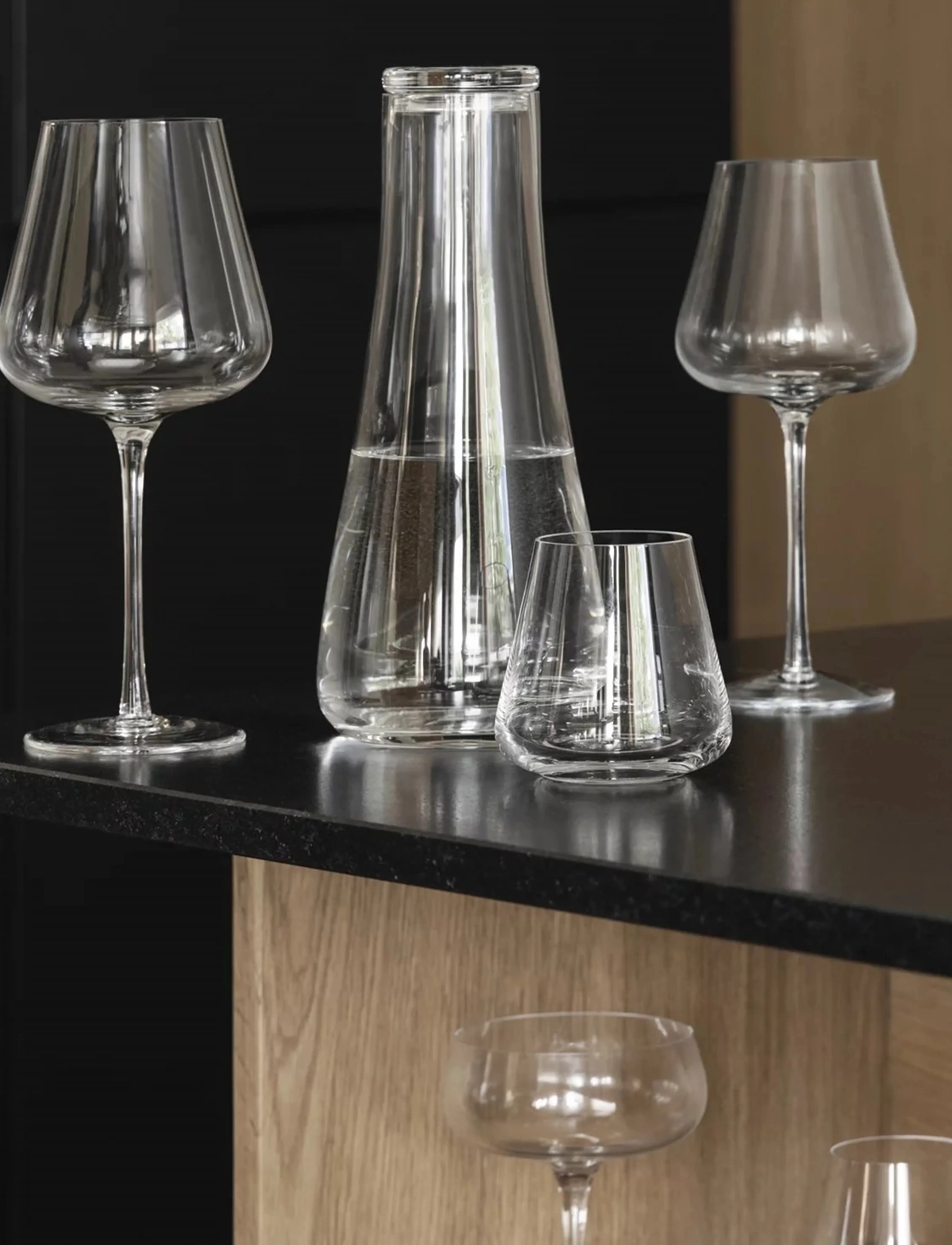 Blomus Set Of 2 Red Wine Glasses 0,6 L Belo Clear Glass, 11 cm, Nackt - Glasses, Homeware
