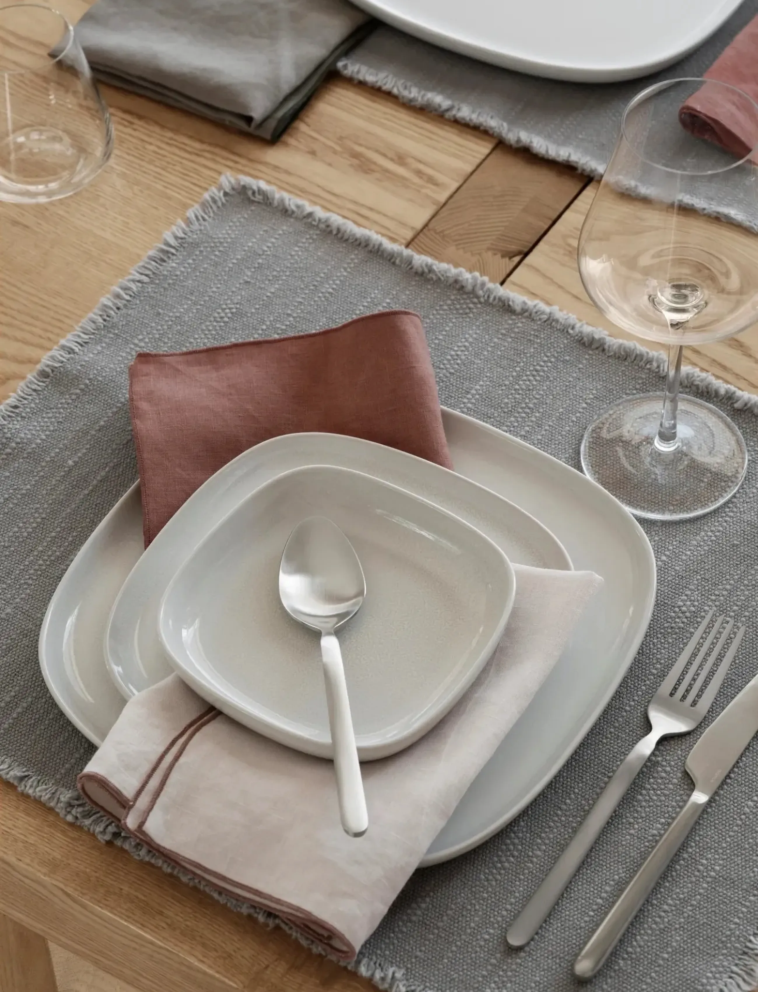 Blomus - Placemat - 45 x 35 cm - LINEO - Mirage Gray - platzdeckchen - mirage gray - 3