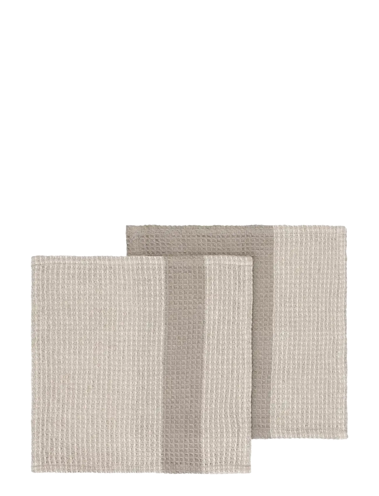 Blomus Set of 2 Dishcloths - 25 x 25 cm - GANO - Moonbeam/ Mourning Dove - Kitchen - MOONBEAM/ MOURNING DOVE / beige