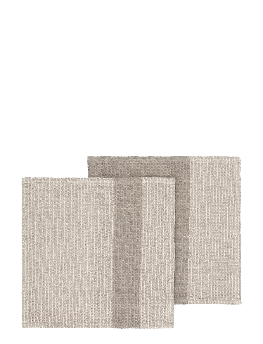 Blomus - Set of 2 Dishcloths - 25 x 25 cm - GANO - Moonbeam/ Mourning Dove - tücher & spülbürste - moonbeam/ mourning dove - 1