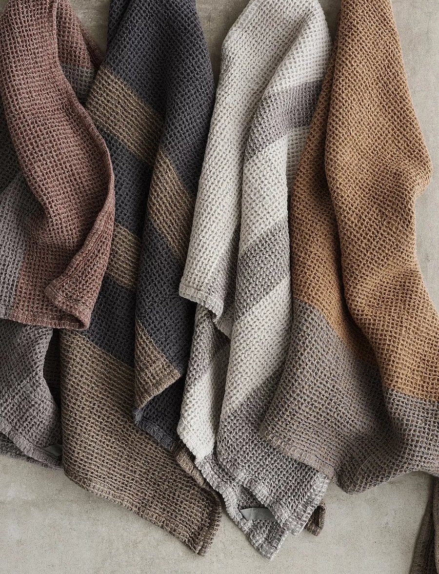 Blomus - Set of 2 Tea Towels - 70 x 50 cm - GANO - Mourning Dove/ Cedar Wood - küchenhandtücher - mourning dove/ cedar wood - 2