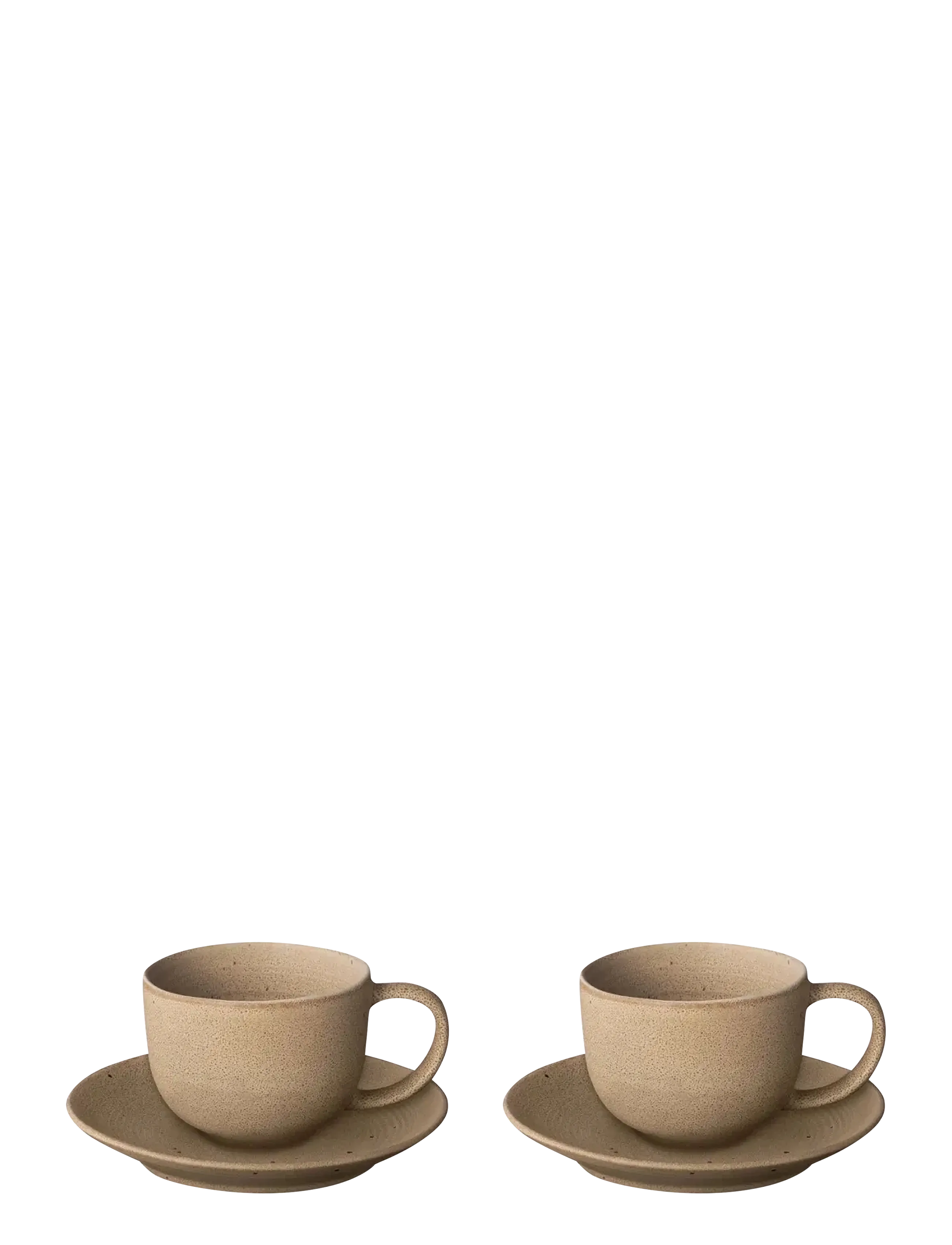 Blomus Set Of 2 Coffee Cups 0,19 L Kumi Fungi, Espresso Kop, Beige, Str: Ø 13.5CM