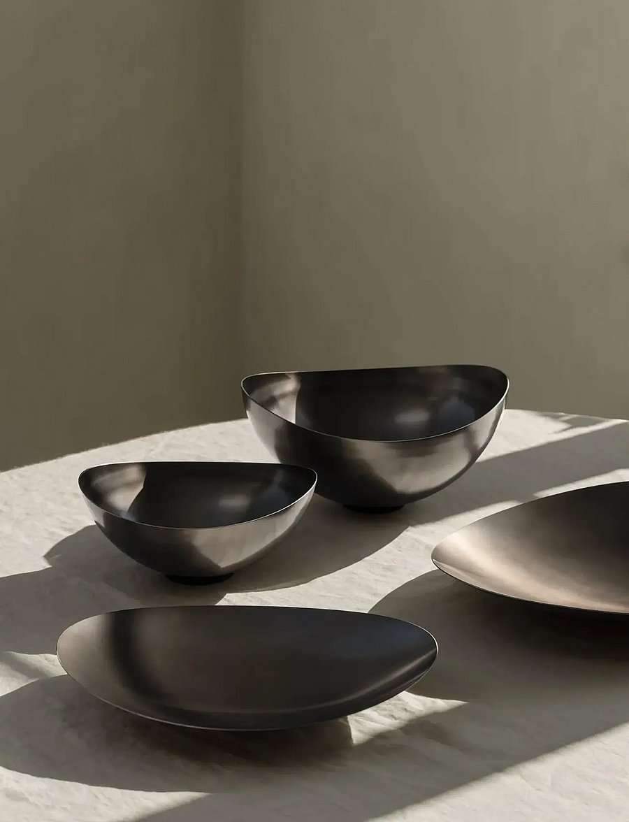 Blomus - Bowl - Ø 25 xm - ONDEA - Burned Metal, metallic finish - puuviljakausid - burned metal, metallic finish - 3