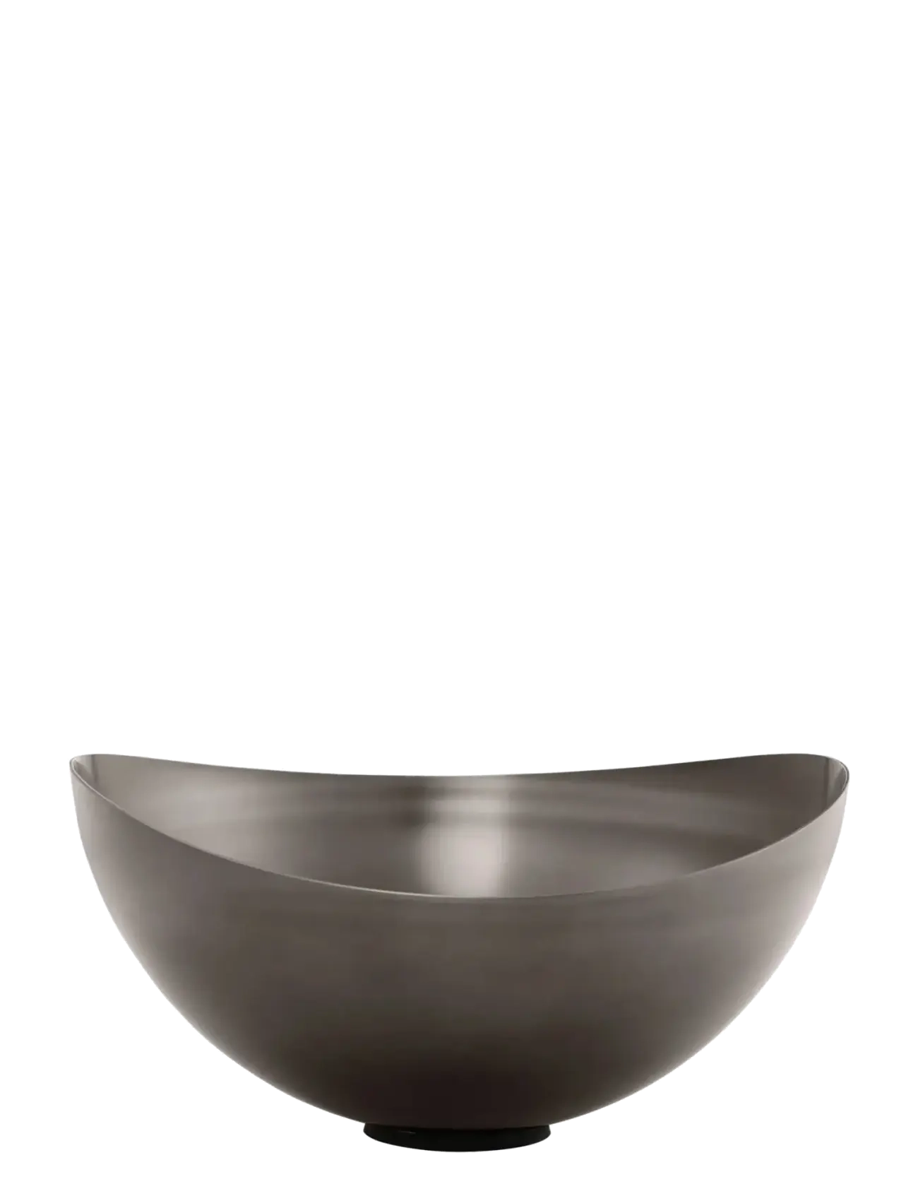 Blomus Bowl Ø 30 Cm Ondea Burned Metal, Metallic Finish, Decorative Platters, Grå, Str: L 35CM