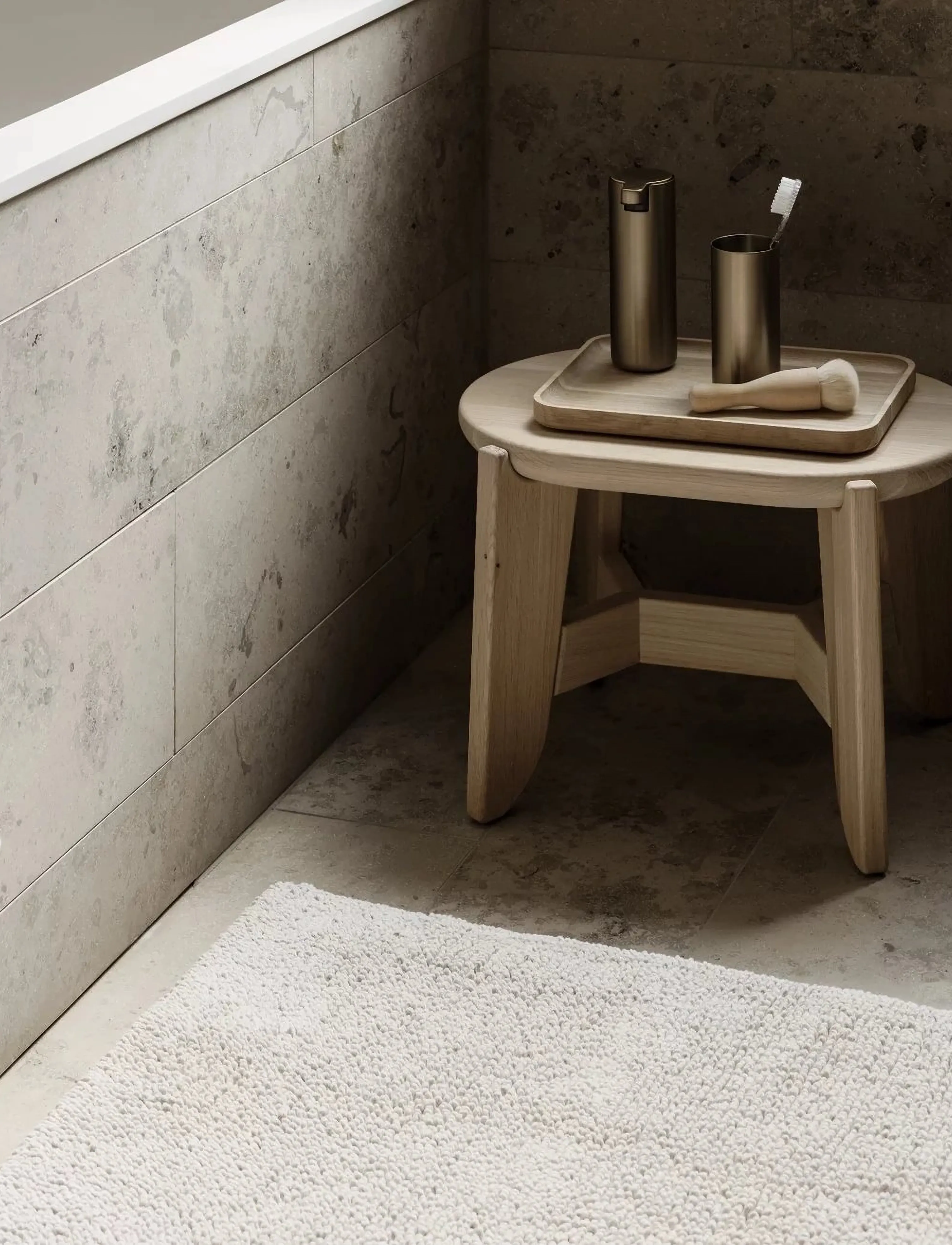Blomus - Tray M - 27,5 x 20 cm - OKU - Oak - brickor - oak - 2