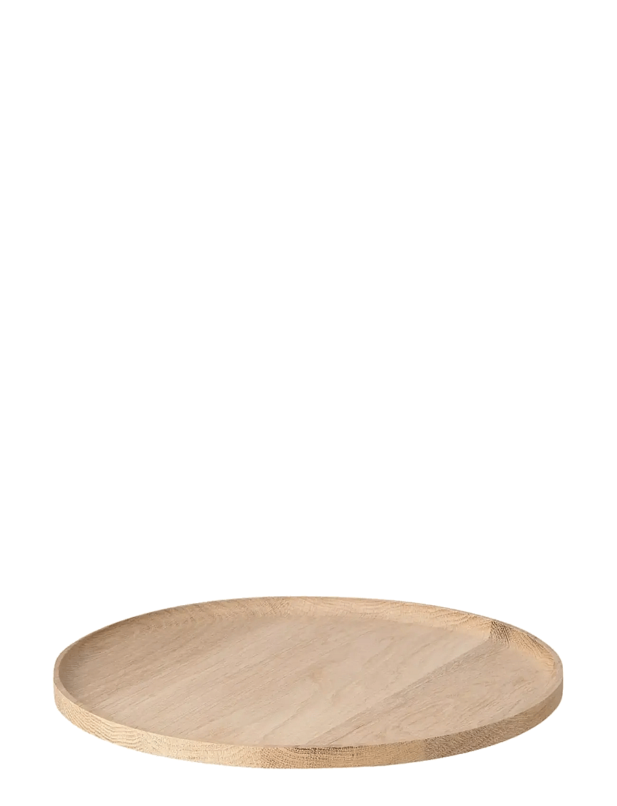 Blomus - Tray M - Ø 34 cm - OKU - Oak - tabletts - oak - 1