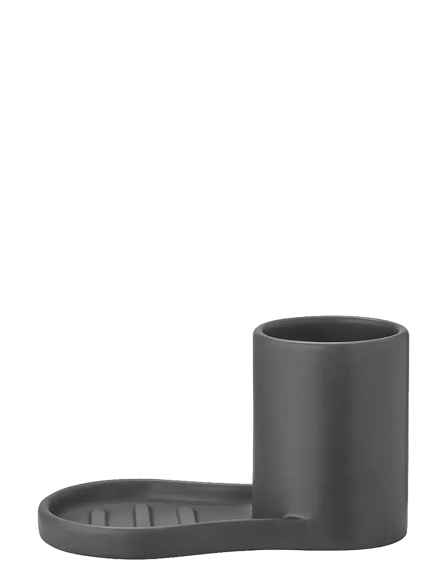 Blomus - Dishwashing Set - 10 x 17,5 x 9,5 cm - PIRO - Black - tücher & spülbürste - black - 1