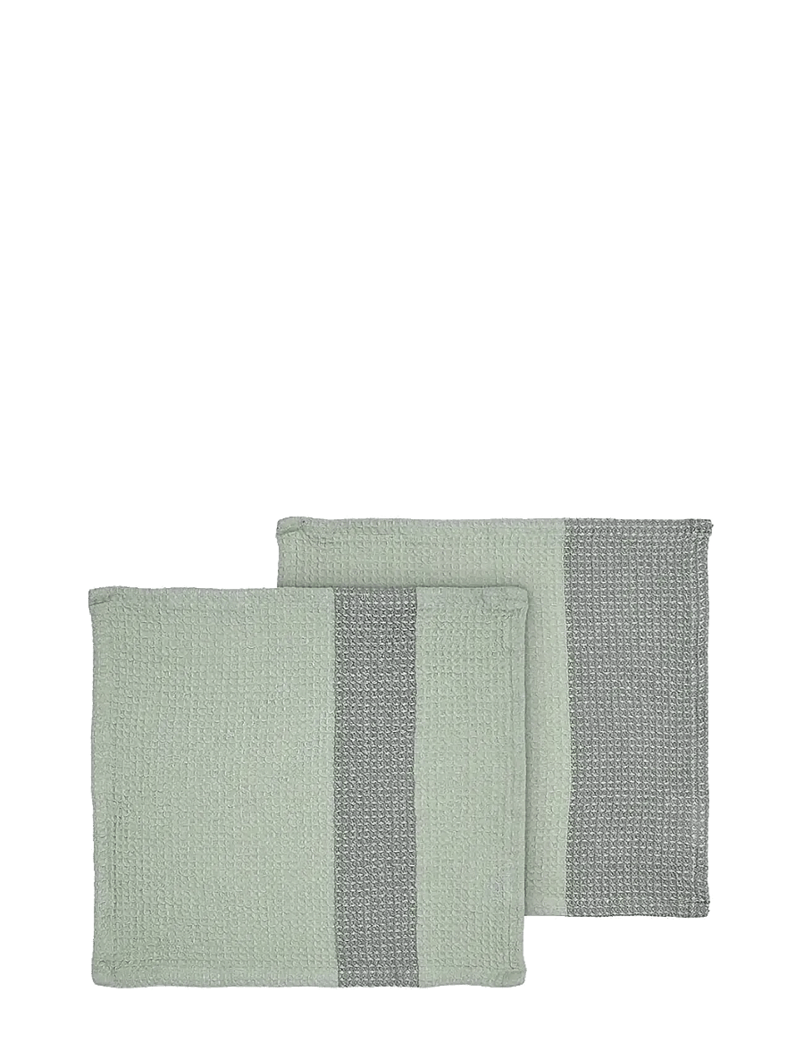 Blomus - Set of 2 Dishcloths - 25 x 25 cm - GANO - Desert Sage - tücher & spülbürste - desert sage - 0