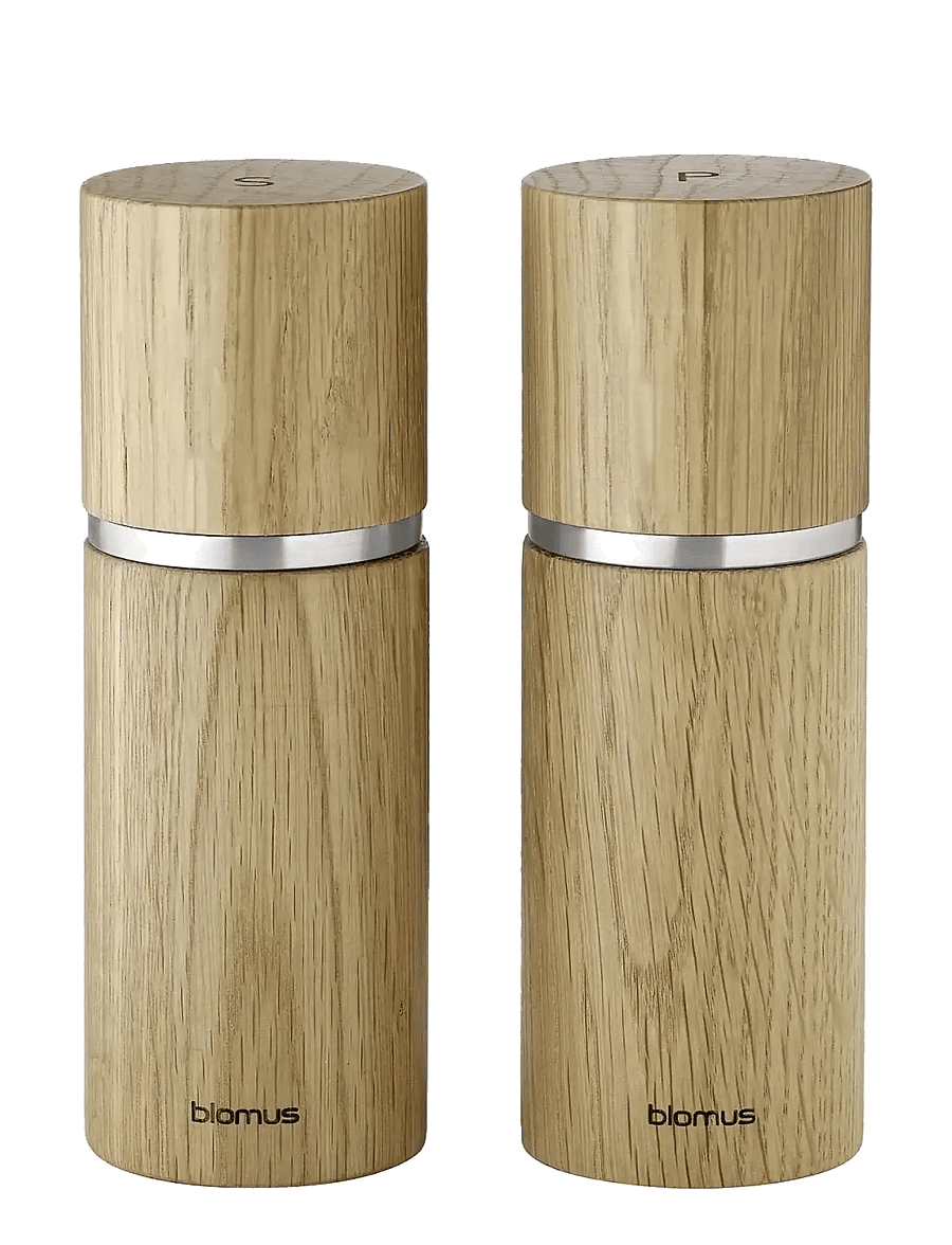 Blomus - Salt & Peppermill - 15 cm, Ø 5,5 cm - PEPE - Oak - salz- & pfefferstreuer - oak - 1