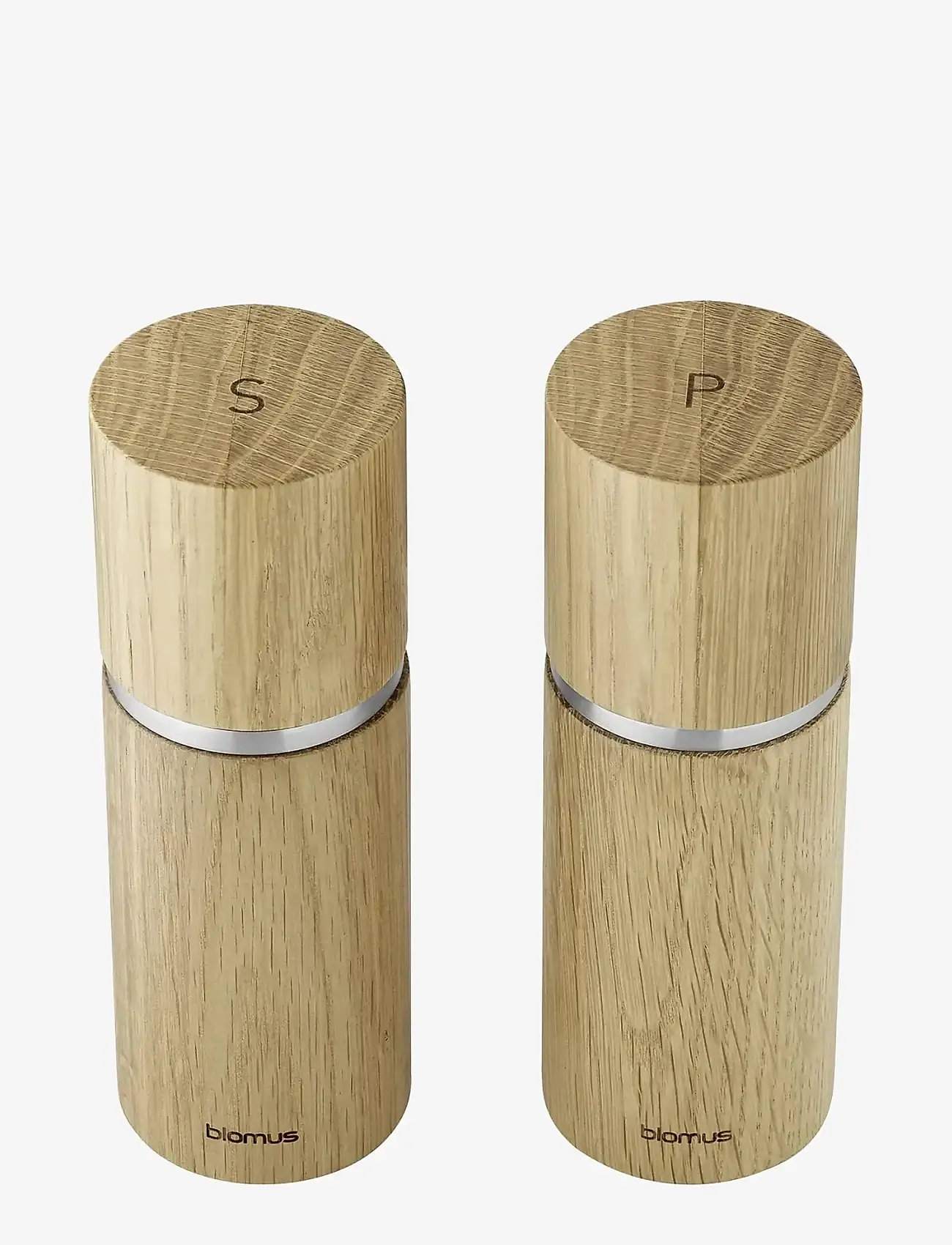 Blomus - Salt & Peppermill - 15 cm, Ø 5,5 cm - PEPE - Oak - salt & pepper grinders - oak - 2