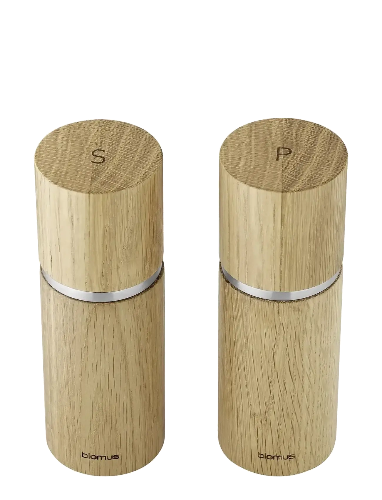 Blomus - Salt & Peppermill - 15 cm, Ø 5,5 cm - PEPE - Oak - suola- ja pippurimyllyt - oak - 2