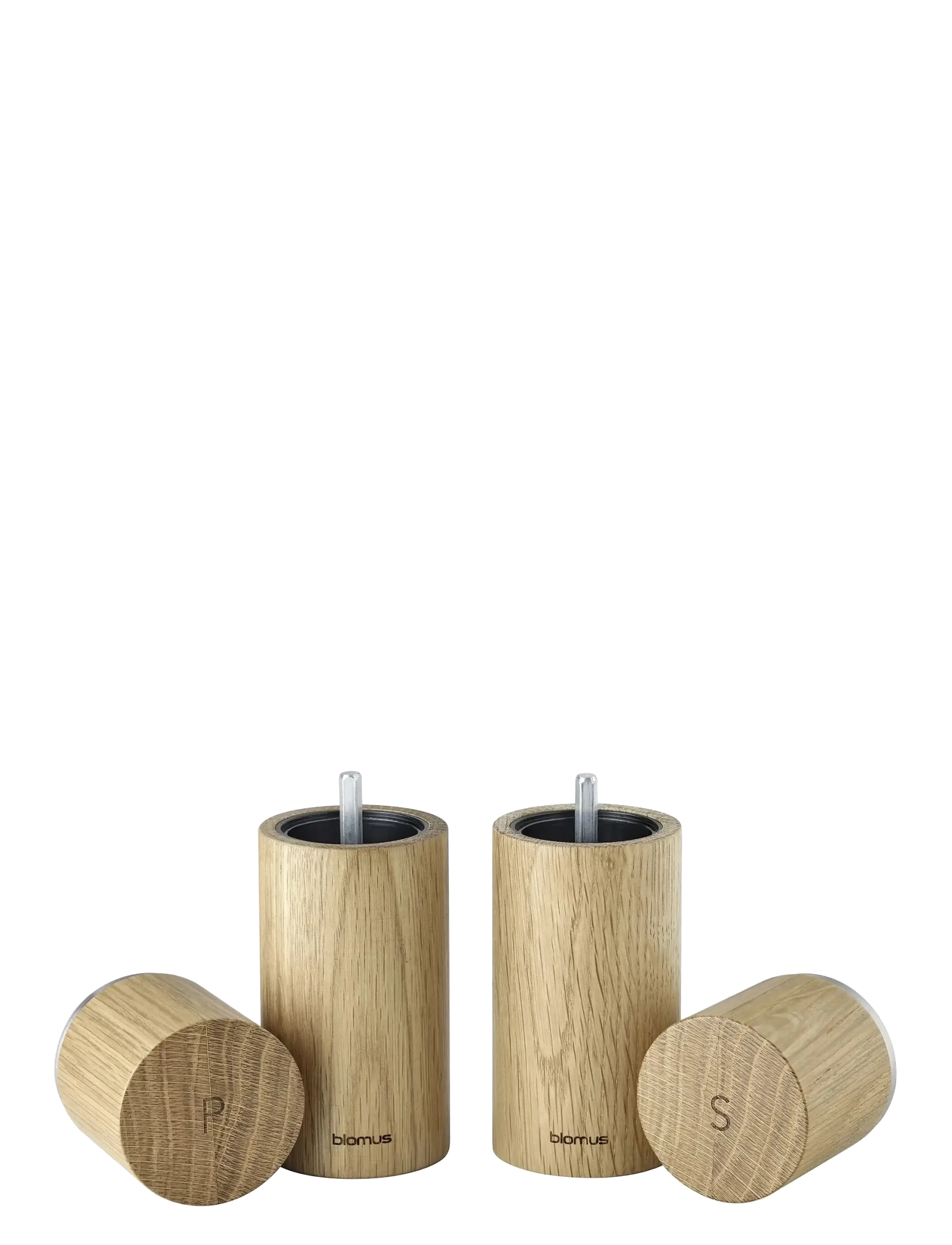Blomus - Salt & Peppermill - 15 cm, Ø 5,5 cm - PEPE - Oak - suola- ja pippurimyllyt - oak - 4