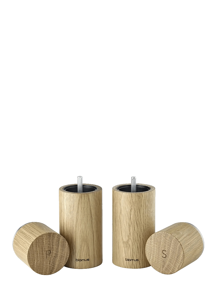 Blomus - Salt & Peppermill - 15 cm, Ø 5,5 cm - PEPE - Oak - salz- & pfefferstreuer - oak - 4