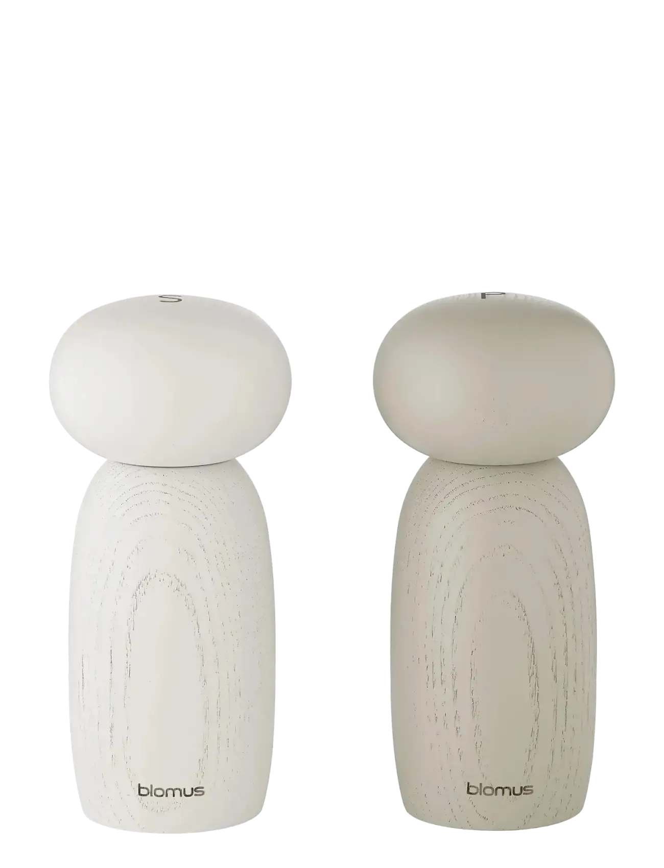 Blomus Salt & Peppermill - 13 cm, Ø 6 cm - MOLI - Moonbeam/Nomad - App deal - MOONBEAM/NOMAD / cream