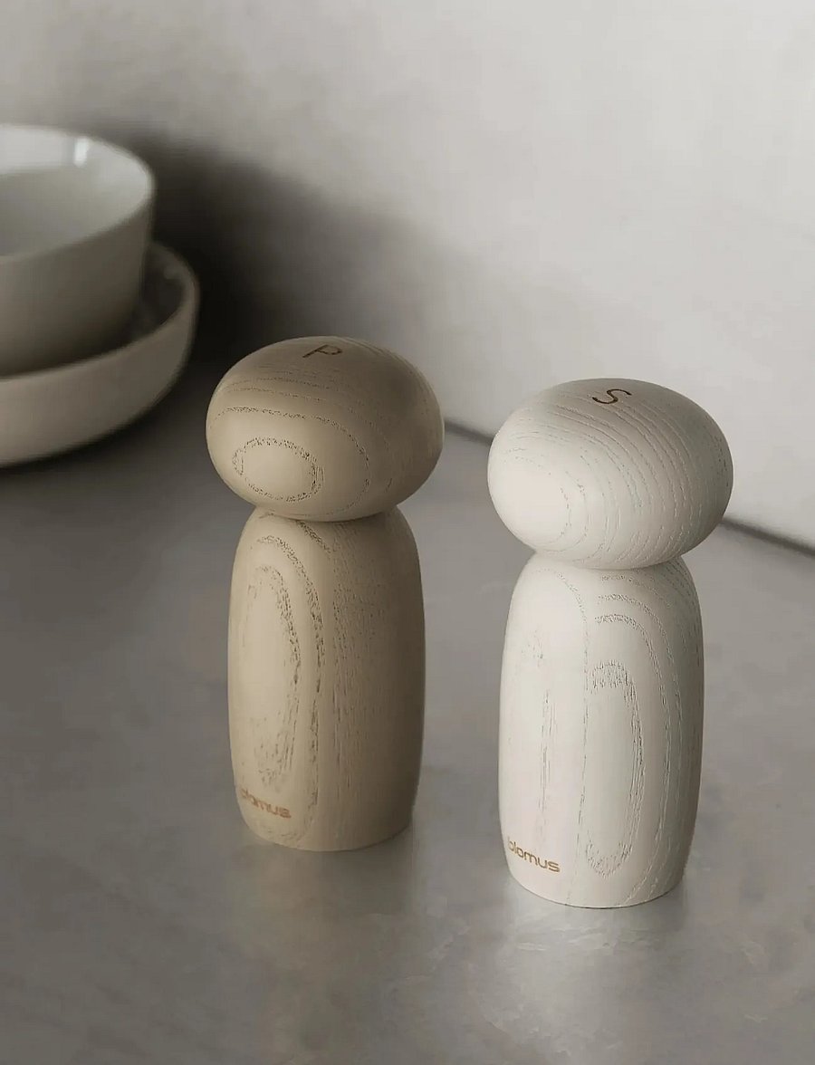 Blomus - Salt & Peppermill - 13 cm, Ø 6 cm - MOLI - Moonbeam/Nomad - salz- & pfefferstreuer - moonbeam/nomad - 0