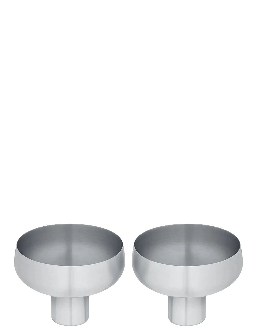 Blomus - Stainless Steel Champagne Coupe Set of 2 - 0,09 L - KOYOI STEEL - - cocktail & longdrinkgläser - edelstahl matt - 1